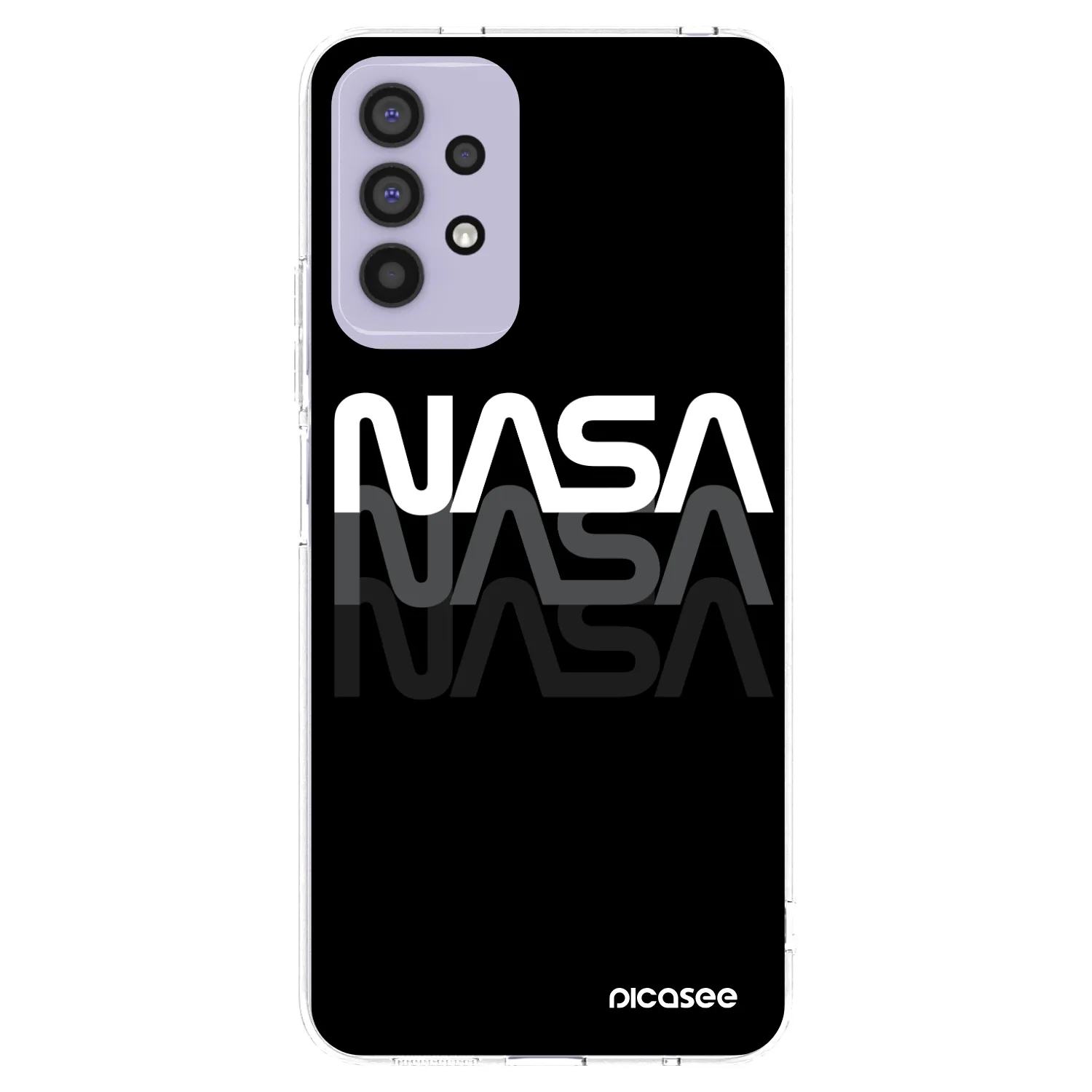 Picasee silikonski prozorni ovitek za Samsung Galaxy A32 4G SM-A325F - NASA Triple