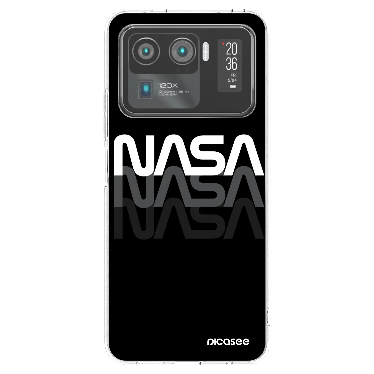 Picasee silikonski prozorni ovitek za Xiaomi Mi 11 Ultra - NASA Triple