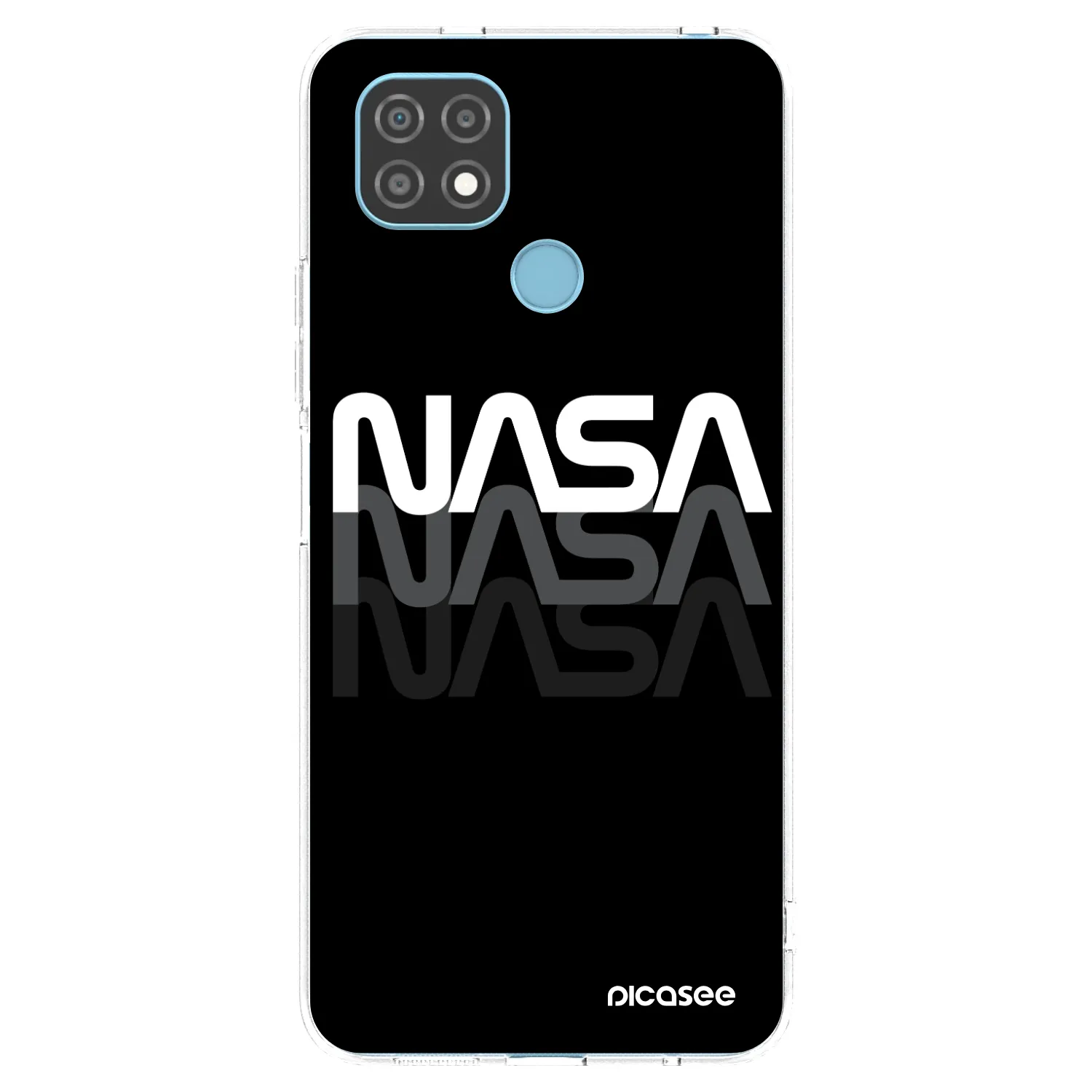 Picasee silikonski prozorni ovitek za Realme C21 - NASA Triple
