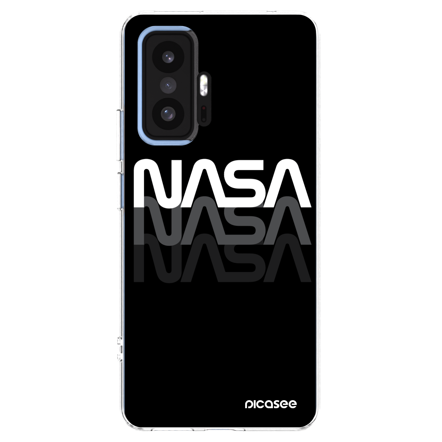 Picasee silikonski prozorni ovitek za Xiaomi 11T Pro - NASA Triple
