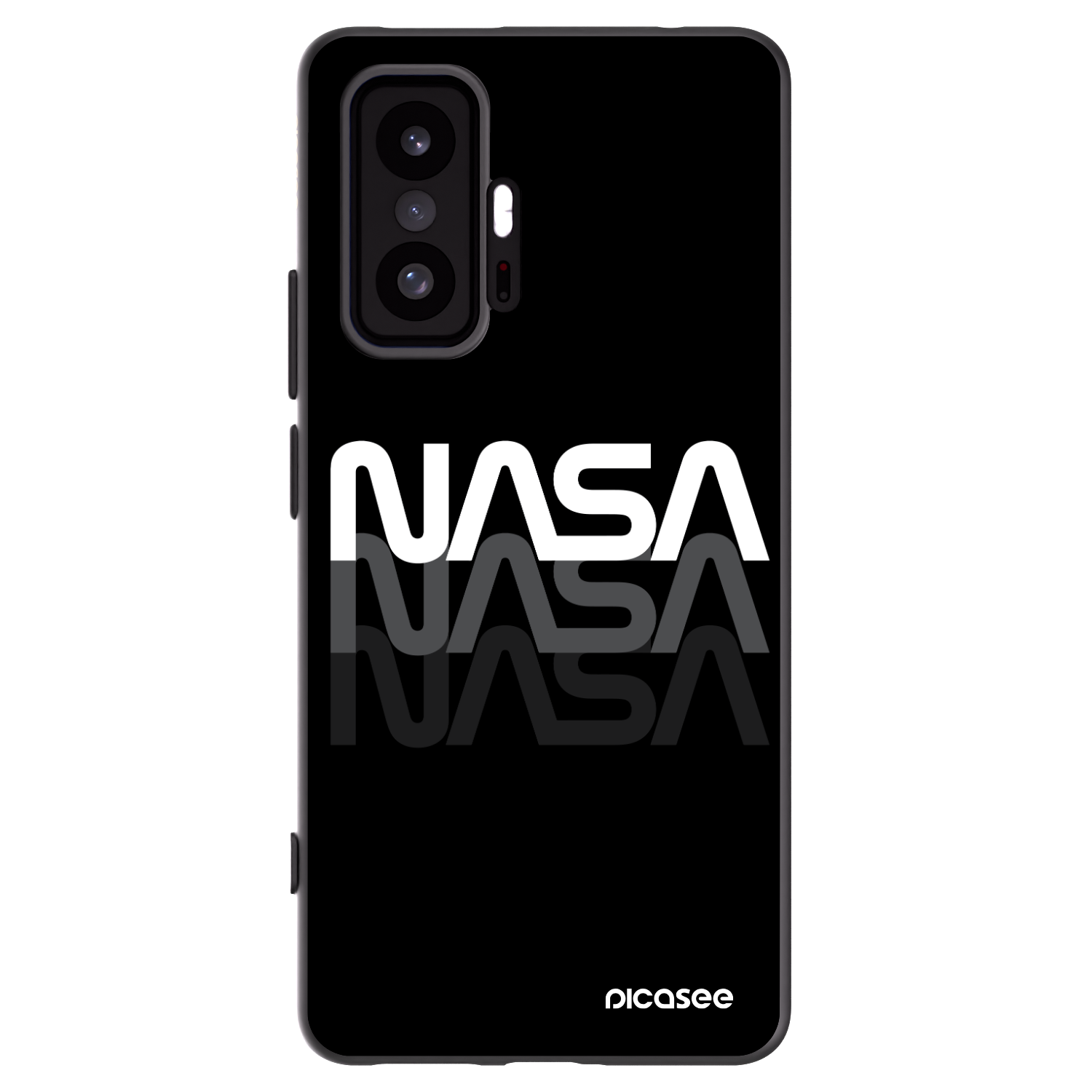 Picasee silikonski črni ovitek za Xiaomi 11T Pro - NASA Triple