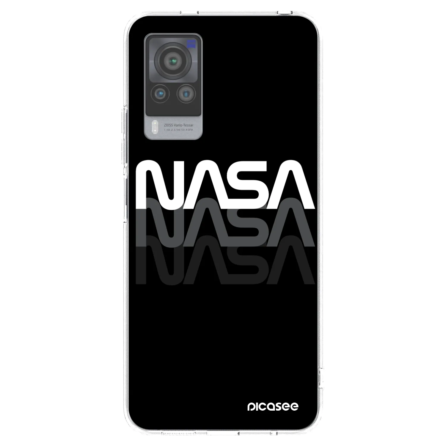 Picasee silikonski prozorni ovitek za Vivo X60 Pro 5G - NASA Triple
