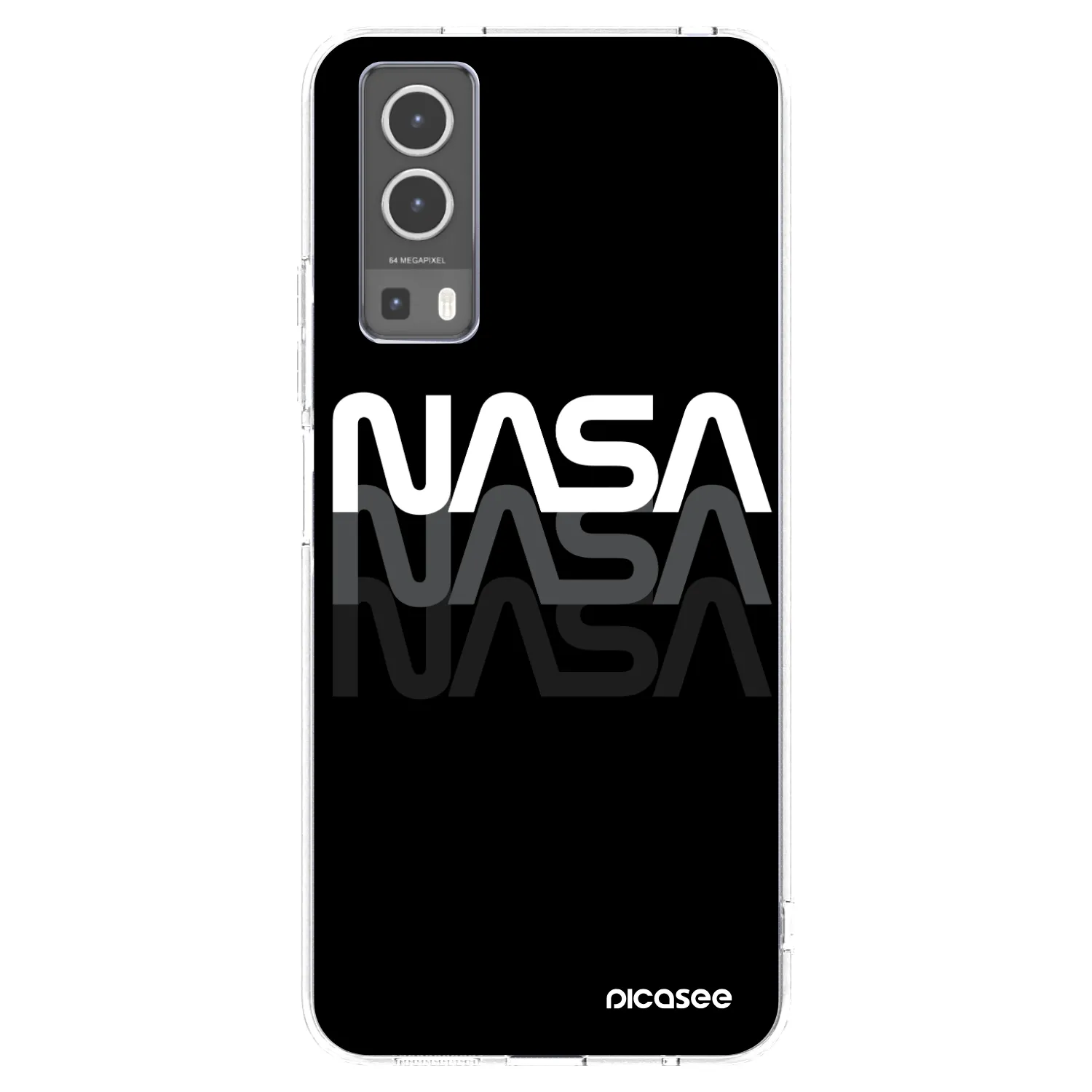 Picasee silikonski prozorni ovitek za Vivo Y72 5G - NASA Triple
