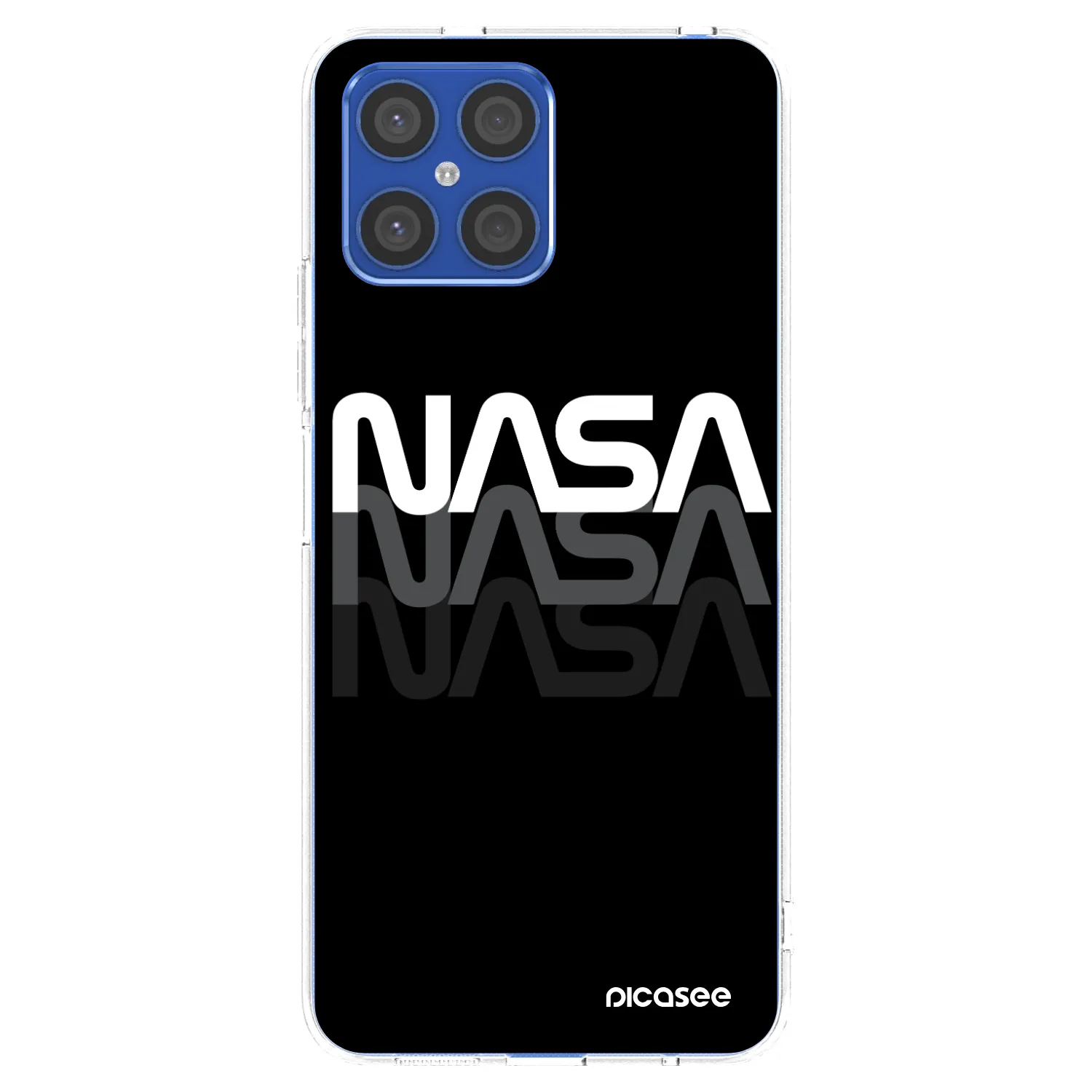 Picasee silikonski prozorni ovitek za Honor X8 4G - NASA Triple