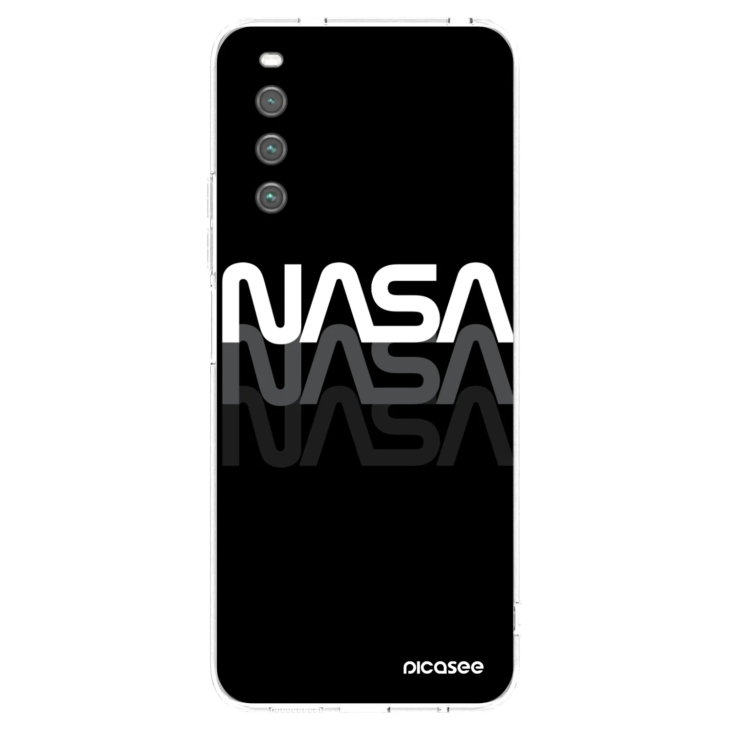 Picasee silikonski prozorni ovitek za Sony Xperia 10 IV 5G - NASA Triple