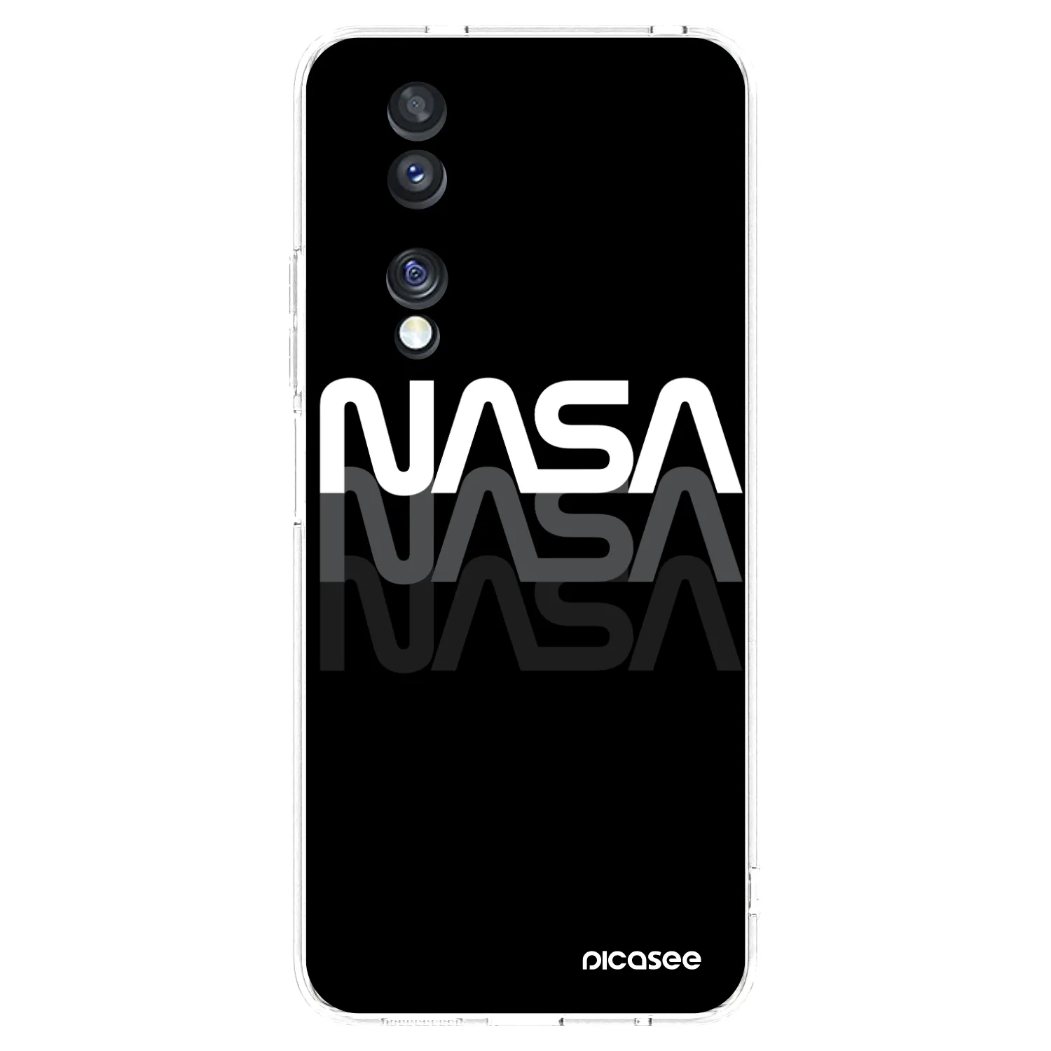Picasee silikonski prozorni ovitek za Honor 70 - NASA Triple