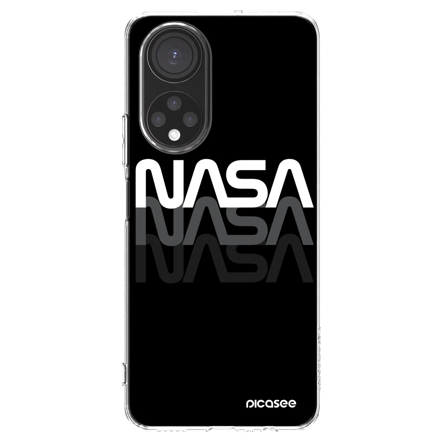 Picasee silikonski prozorni ovitek za Honor X7 - NASA Triple