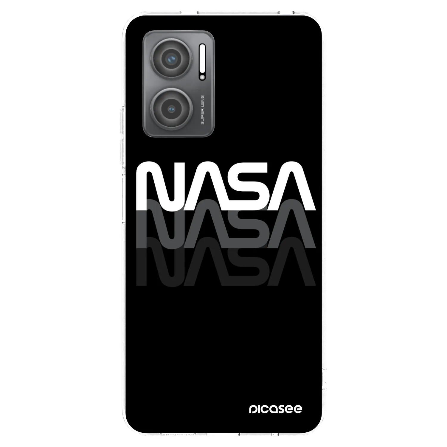 Picasee silikonski prozorni ovitek za Xiaomi Redmi 10 5G - NASA Triple