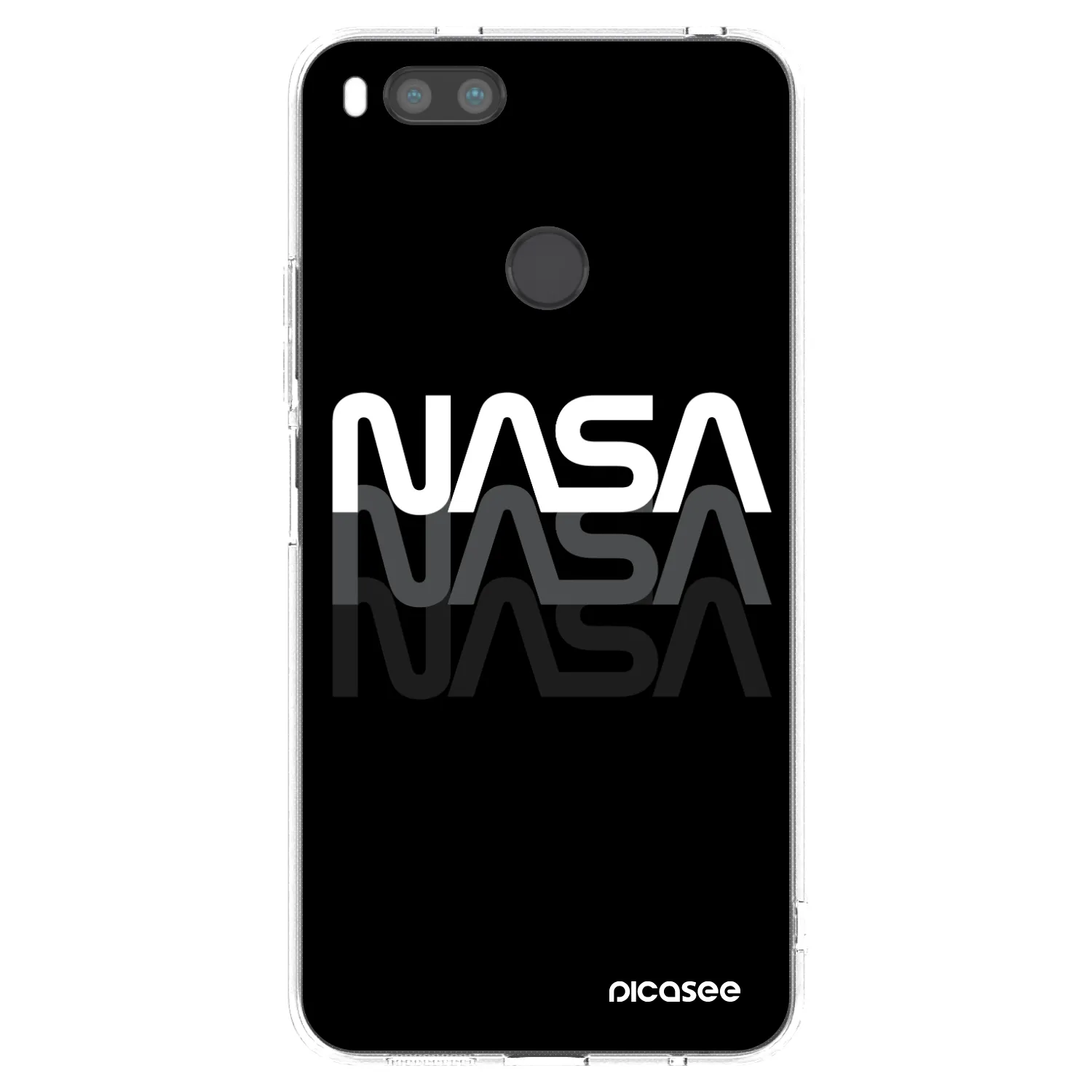 Picasee silikonski prozorni ovitek za Xiaomi Redmi A1 - NASA Triple