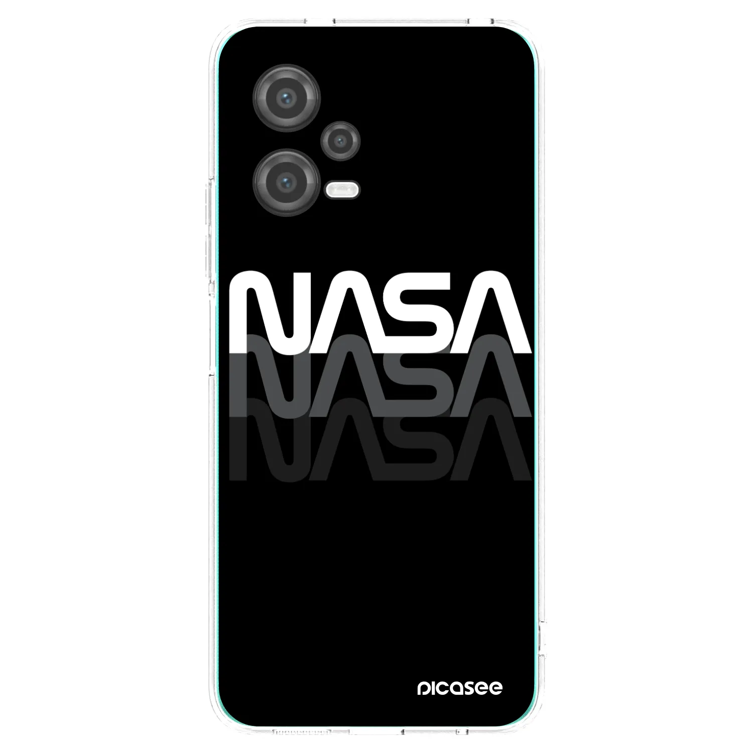 Picasee silikonski prozorni ovitek za Xiaomi Poco X5 - NASA Triple