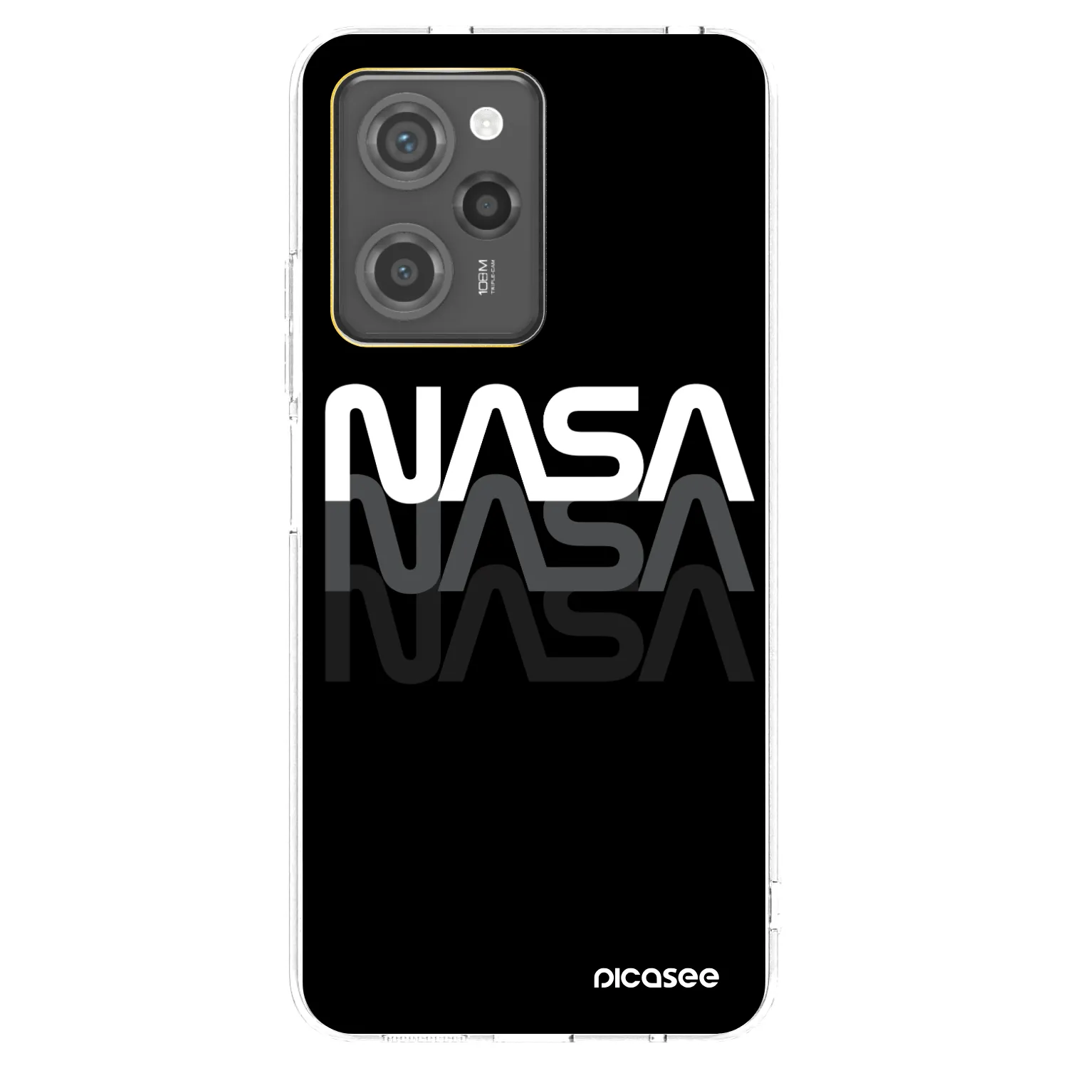 Picasee silikonski prozorni ovitek za Xiaomi Poco X5 Pro - NASA Triple