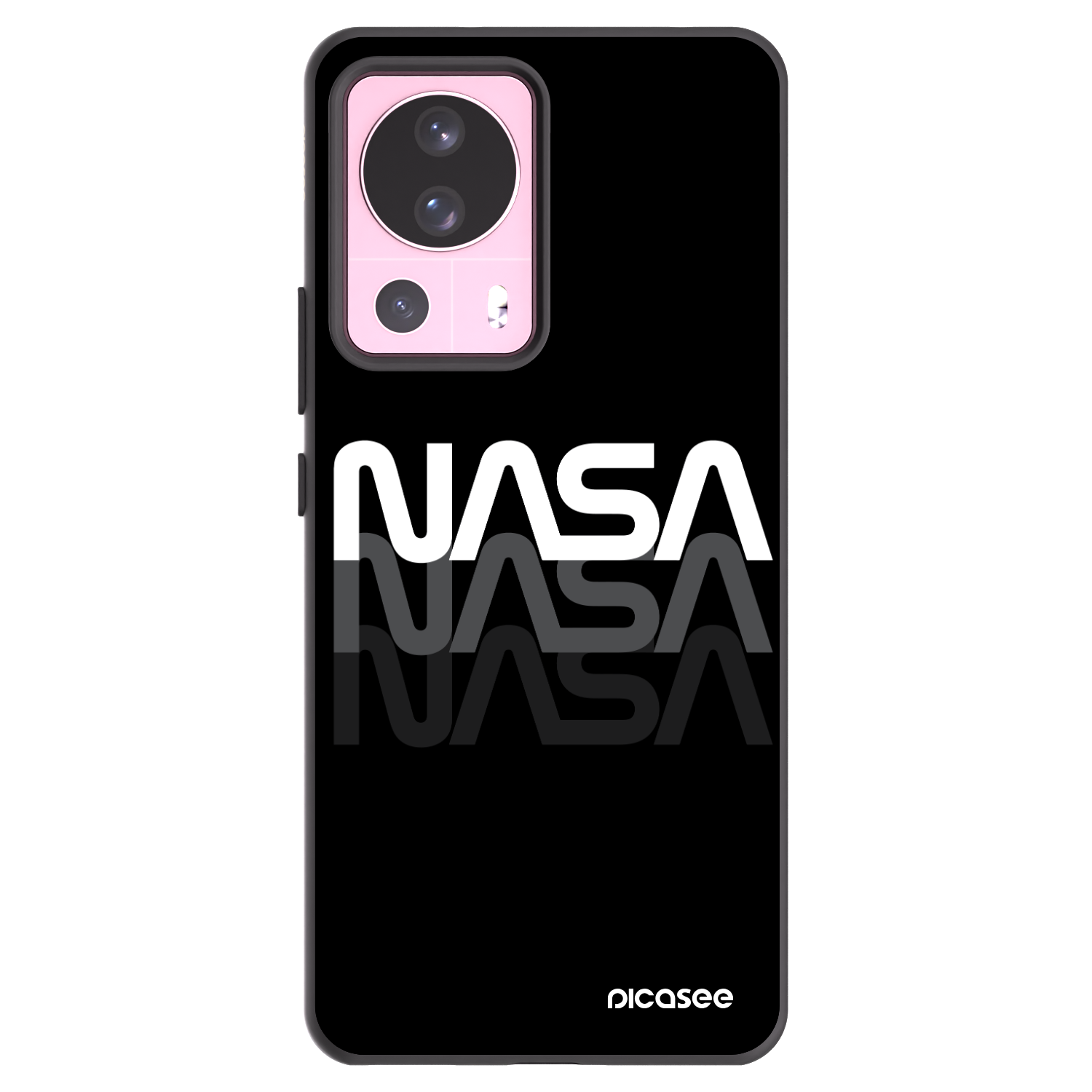 Picasee silikonski črni ovitek za Xiaomi 13 Lite - NASA Triple