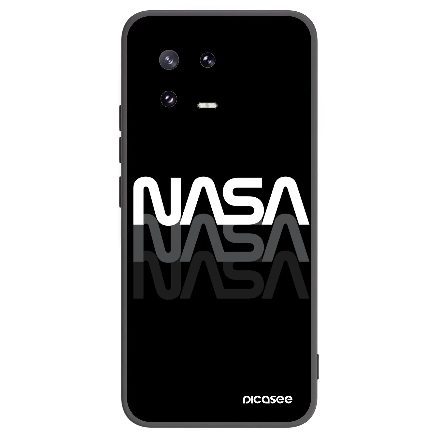 Picasee silikonski črni ovitek za Xiaomi 13 Pro - NASA Triple
