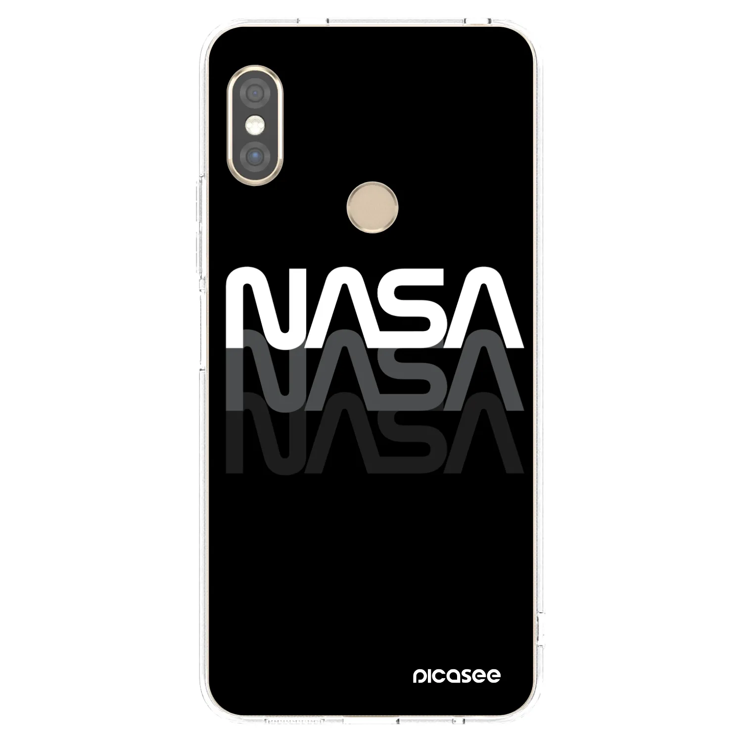 Picasee silikonski prozorni ovitek za Xiaomi Redmi Note 5 Global - NASA Triple