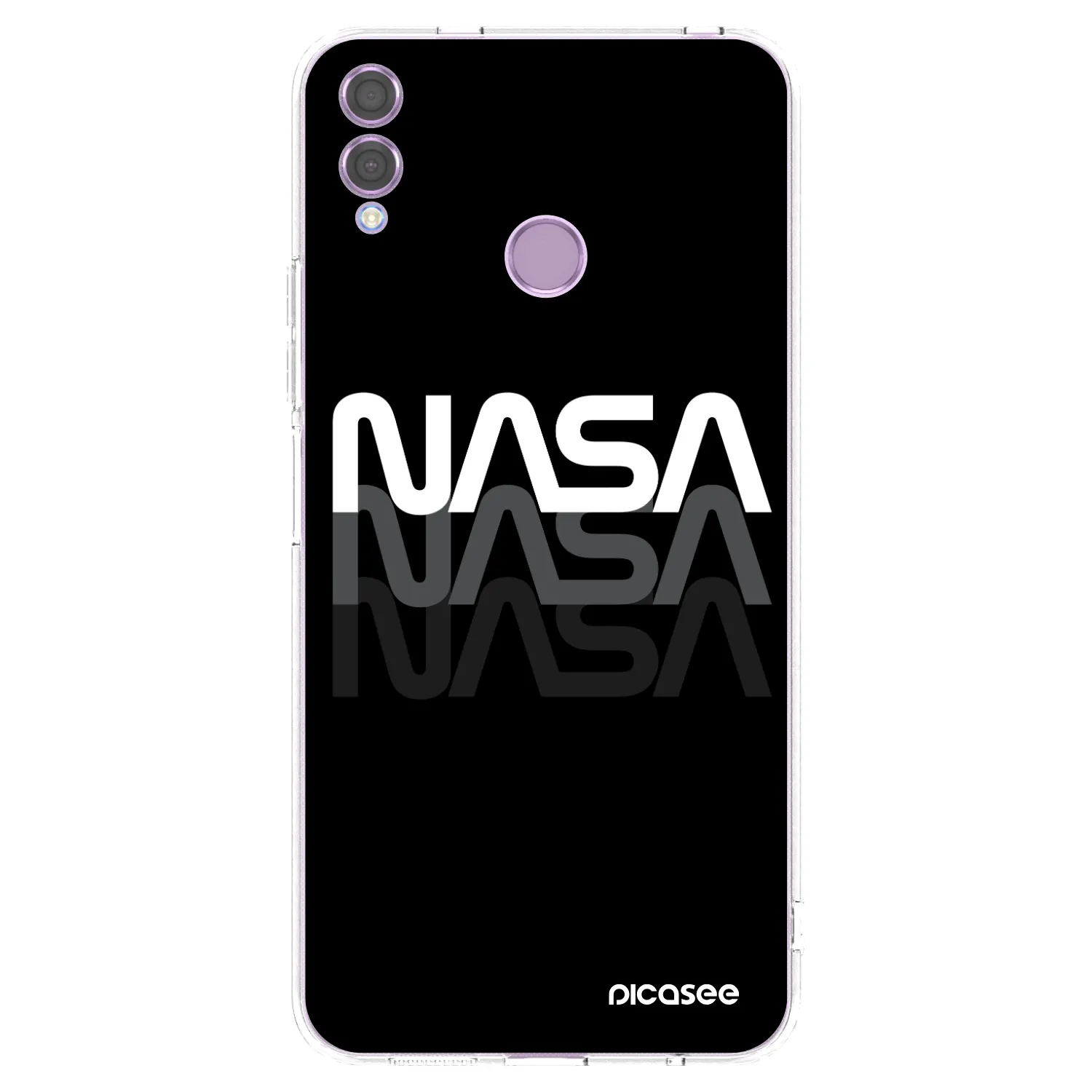 Picasee silikonski prozorni ovitek za Honor 8X - NASA Triple