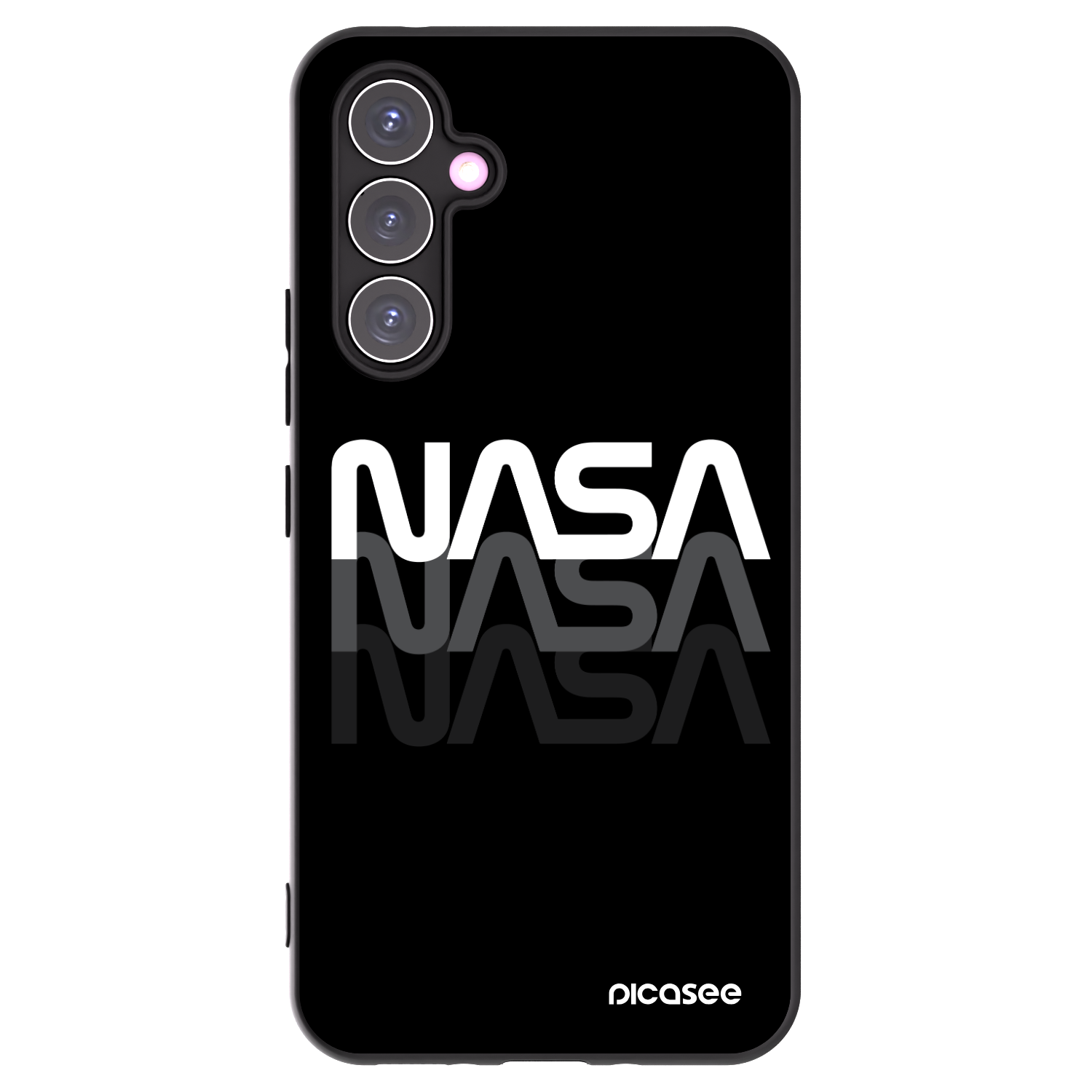 Picasee silikonski črni ovitek za Samsung Galaxy A54 5G A546B - NASA Triple