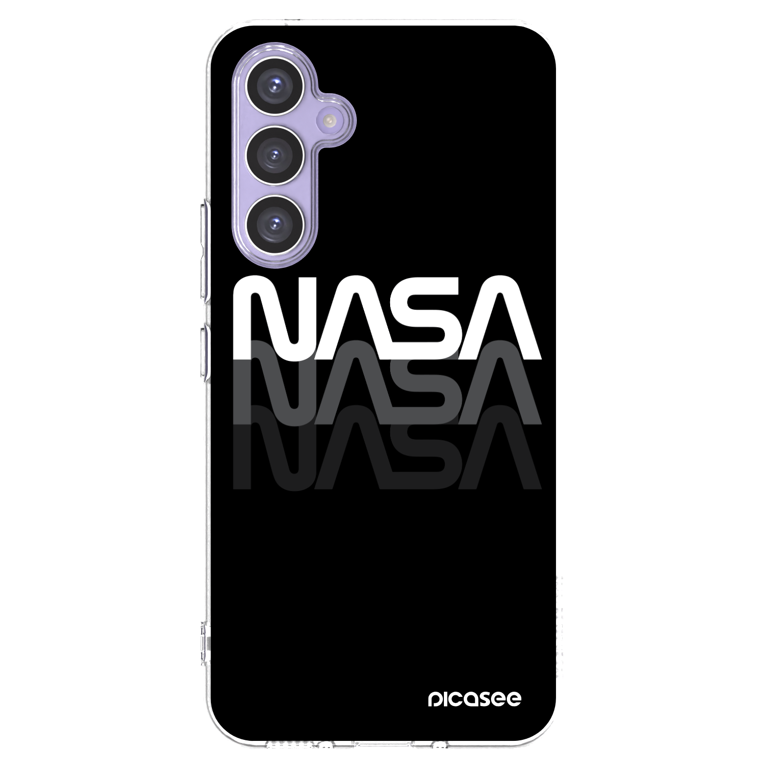 Picasee silikonski prozorni ovitek za Samsung Galaxy A54 5G A546B - NASA Triple