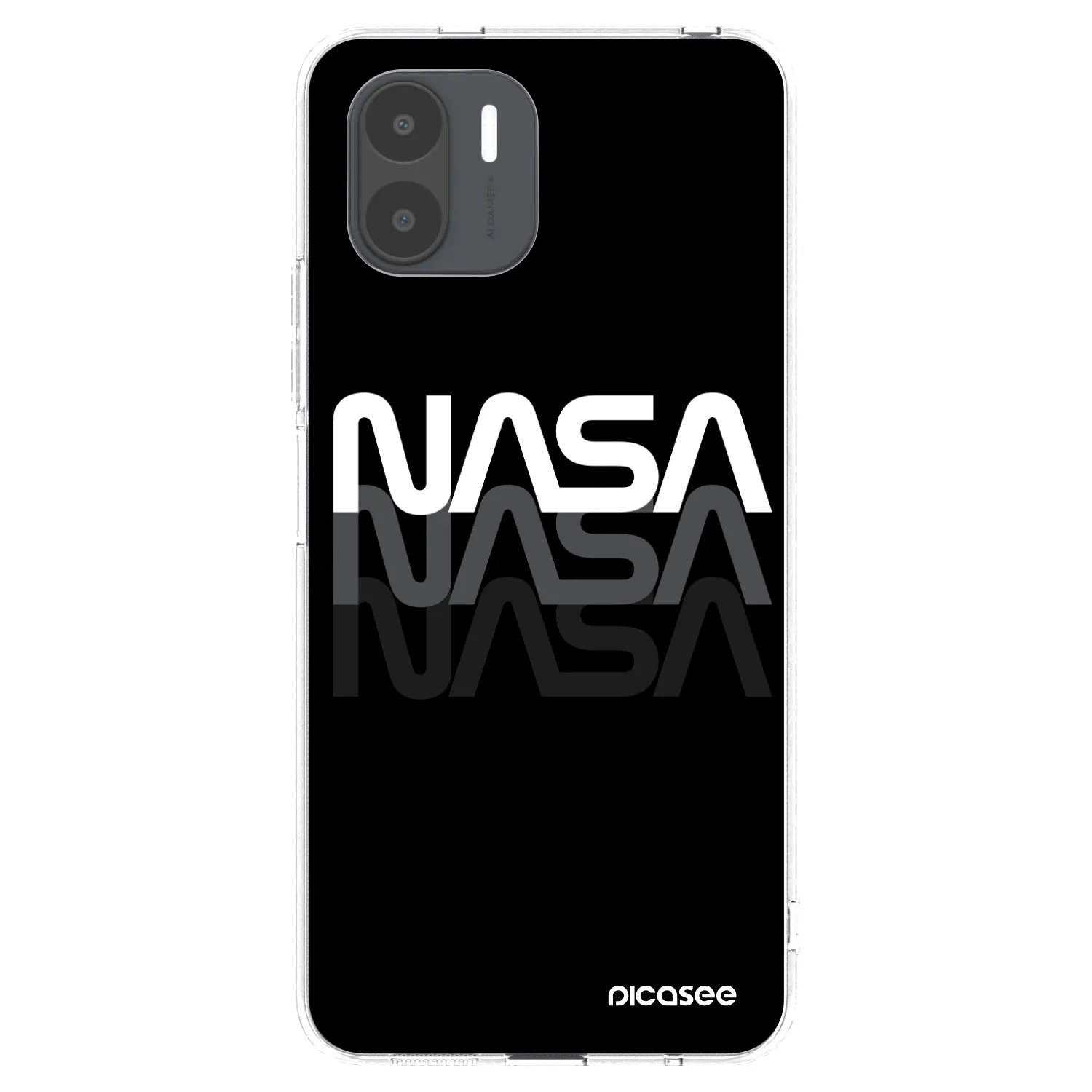 Picasee silikonski prozorni ovitek za Xiaomi Redmi A2 - NASA Triple