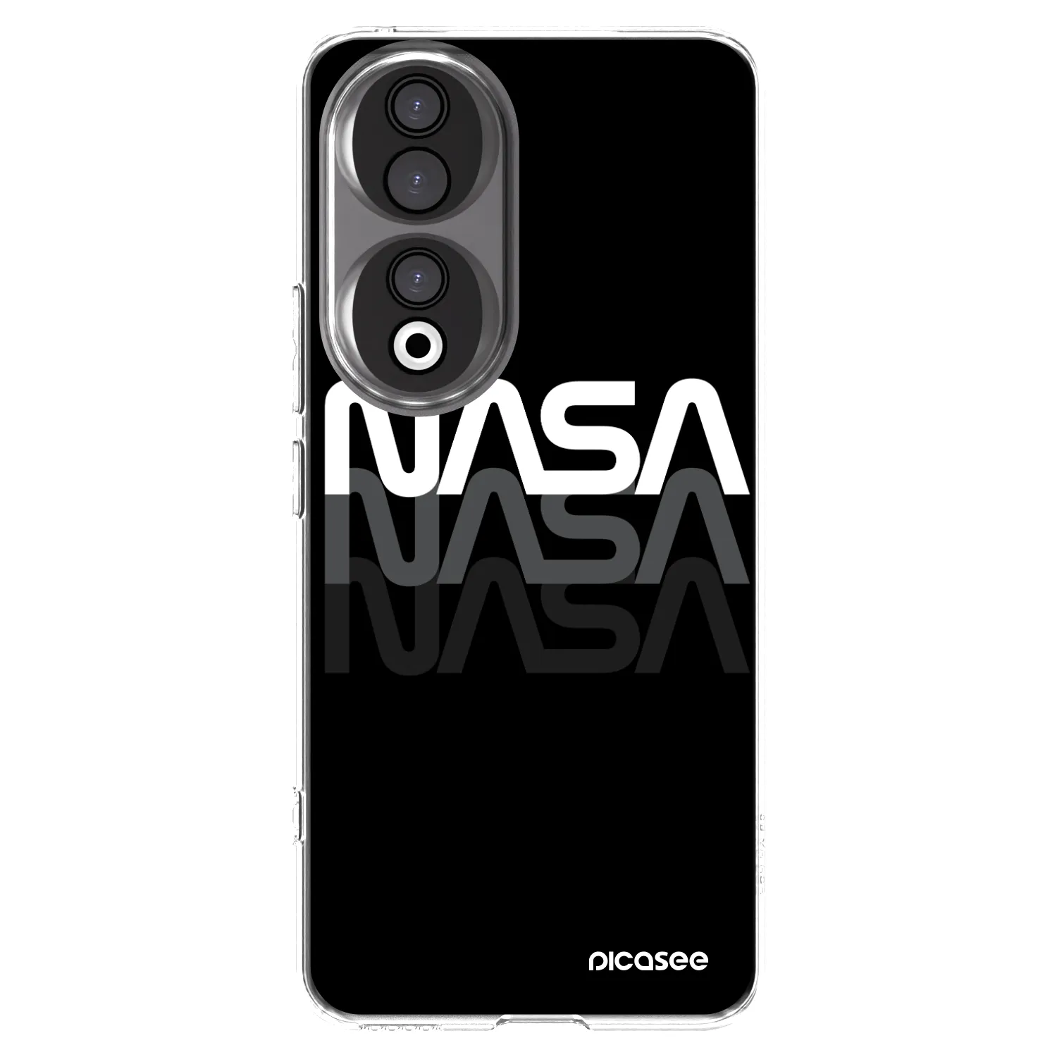Picasee silikonski prozorni ovitek za Honor 90 5G - NASA Triple