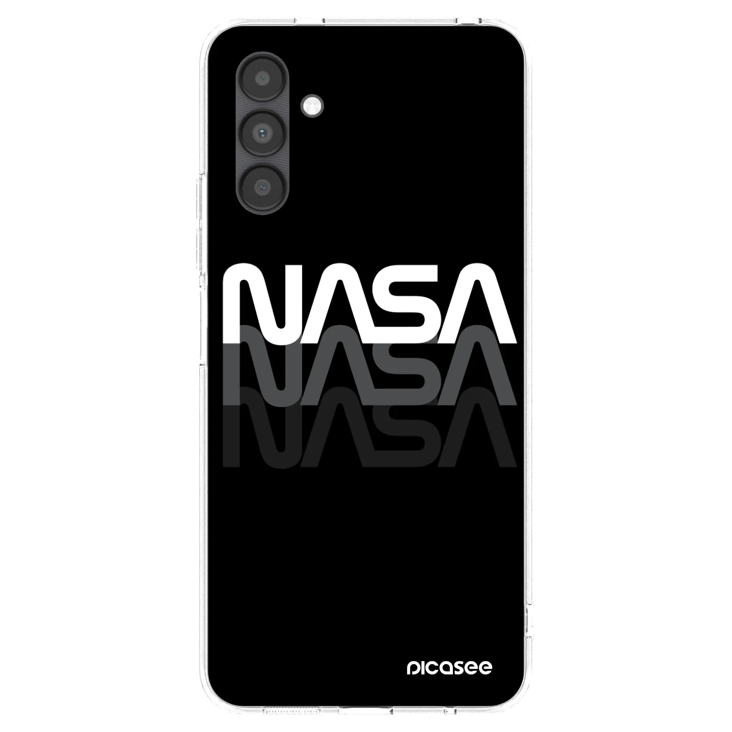 Picasee silikonski prozorni ovitek za Samsung Galaxy A04s A047F - NASA Triple