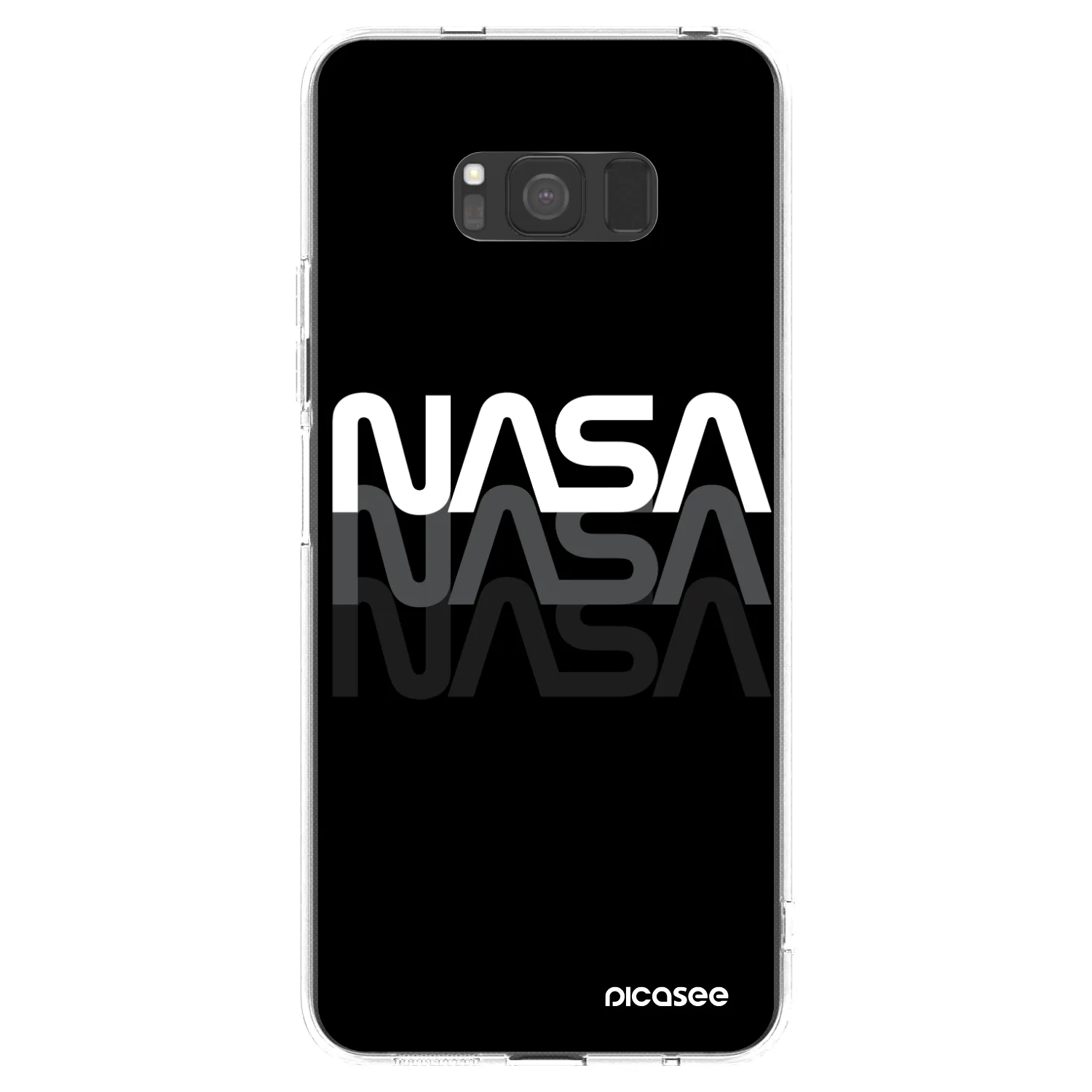 Picasee silikonski prozorni ovitek za Samsung Galaxy S8 G950F - NASA Triple