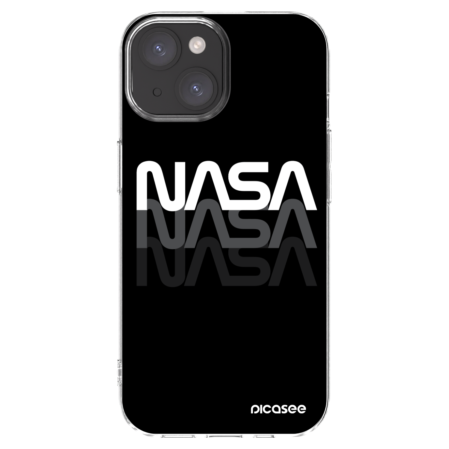 Picasee silikonski prozorni ovitek za Apple iPhone 15 - NASA Triple