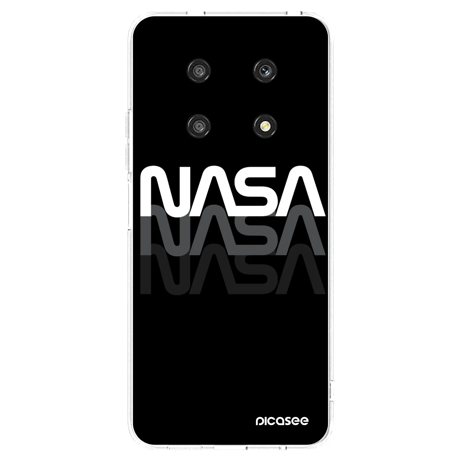 Picasee silikonski prozorni ovitek za Honor Magic4 Lite 5G - NASA Triple
