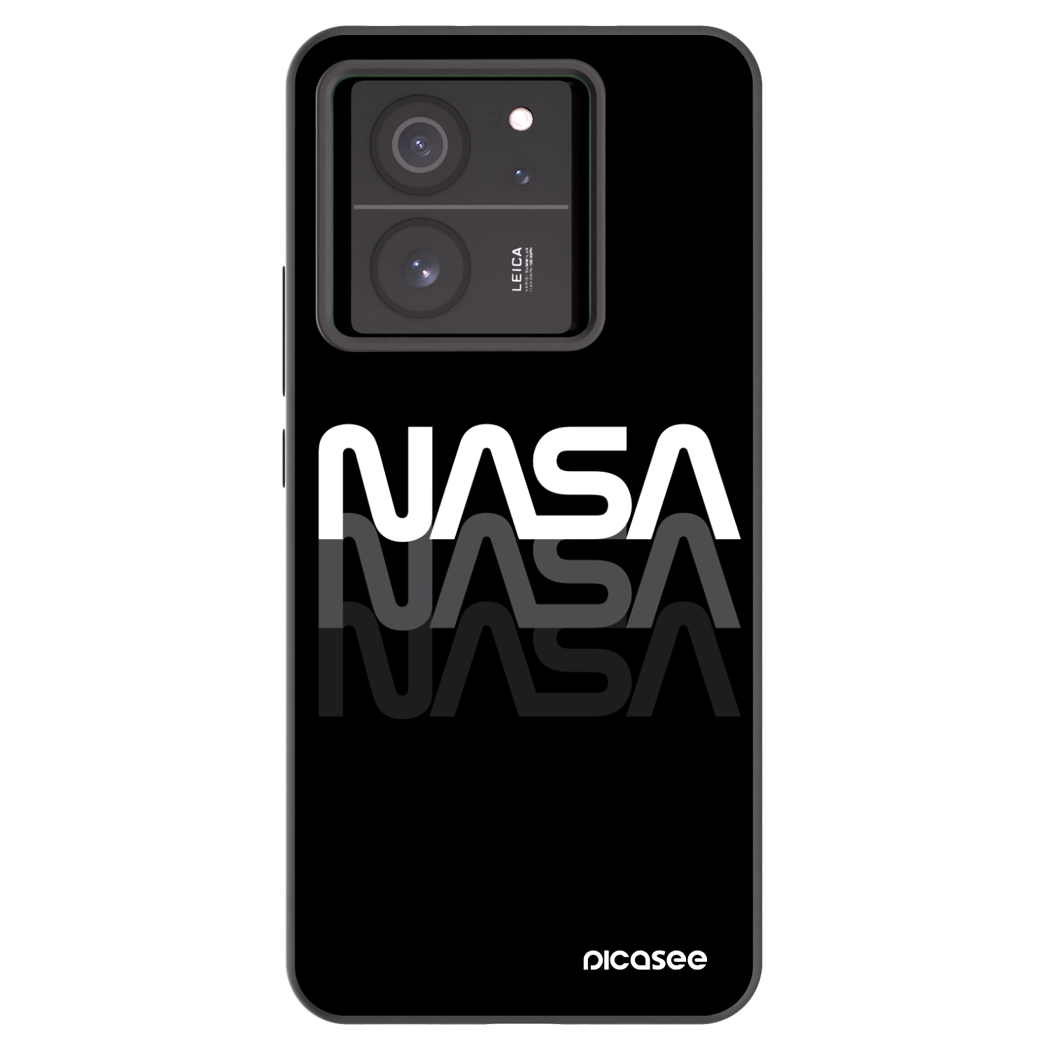 Picasee silikonski črni ovitek za Xiaomi 13T Pro - NASA Triple