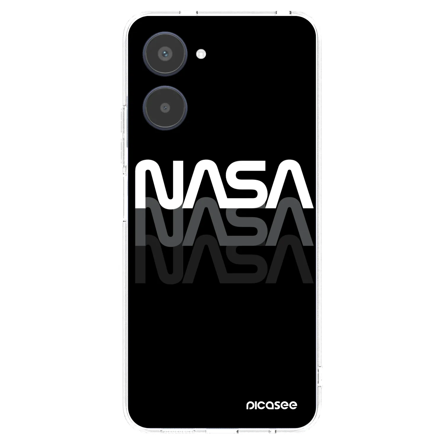 Picasee silikonski prozorni ovitek za Realme 10 4G - NASA Triple