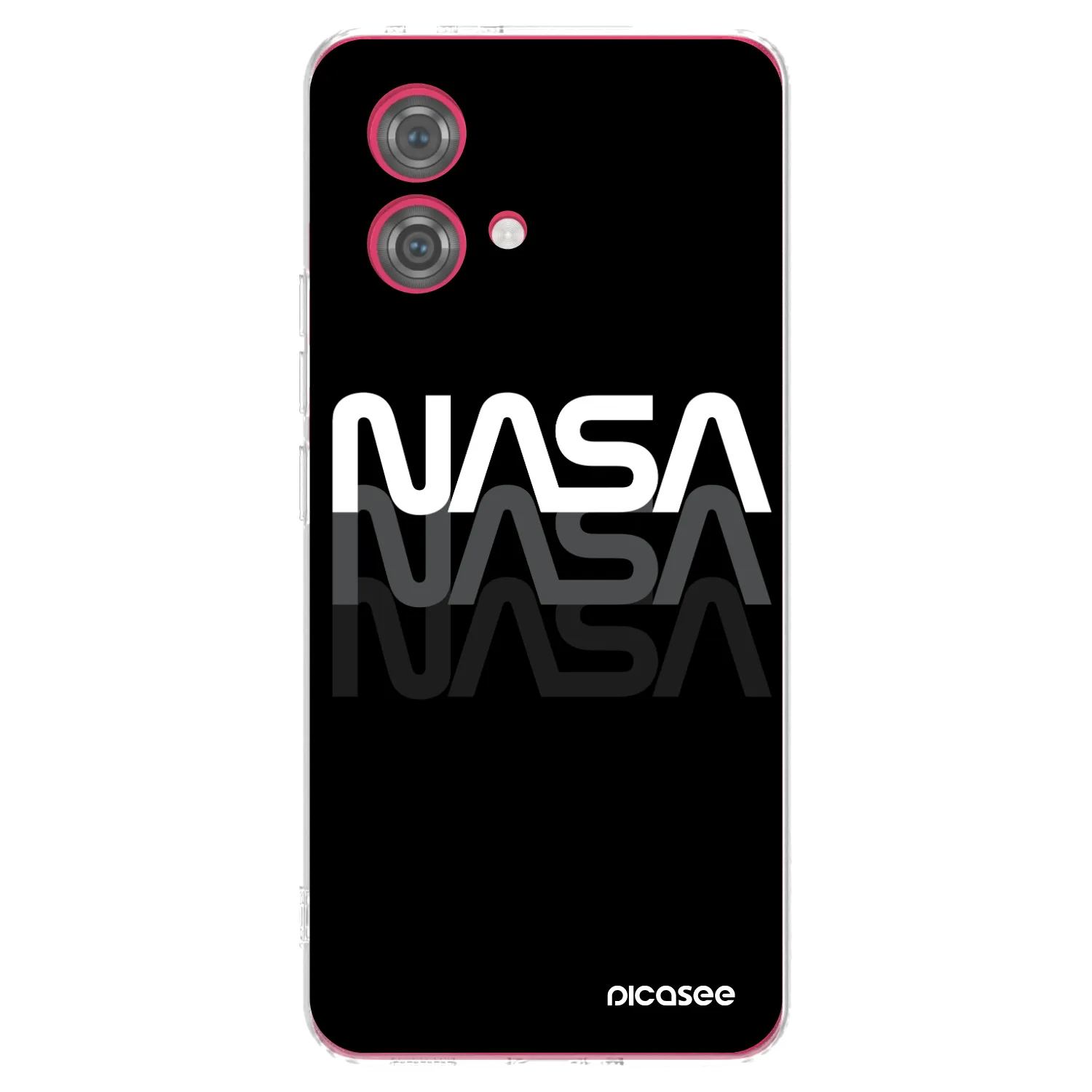 Picasee silikonski prozorni ovitek za Motorola Moto G84 5G - NASA Triple