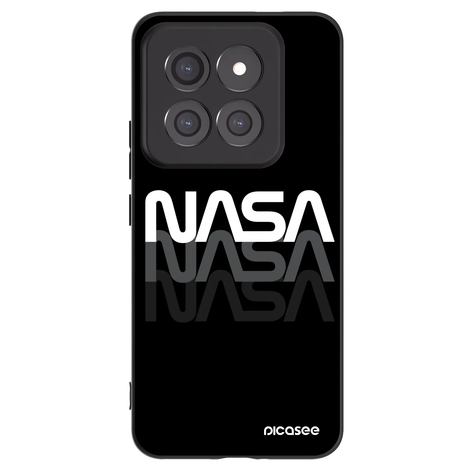 Picasee silikonski črni ovitek za Xiaomi 14 Pro - NASA Triple