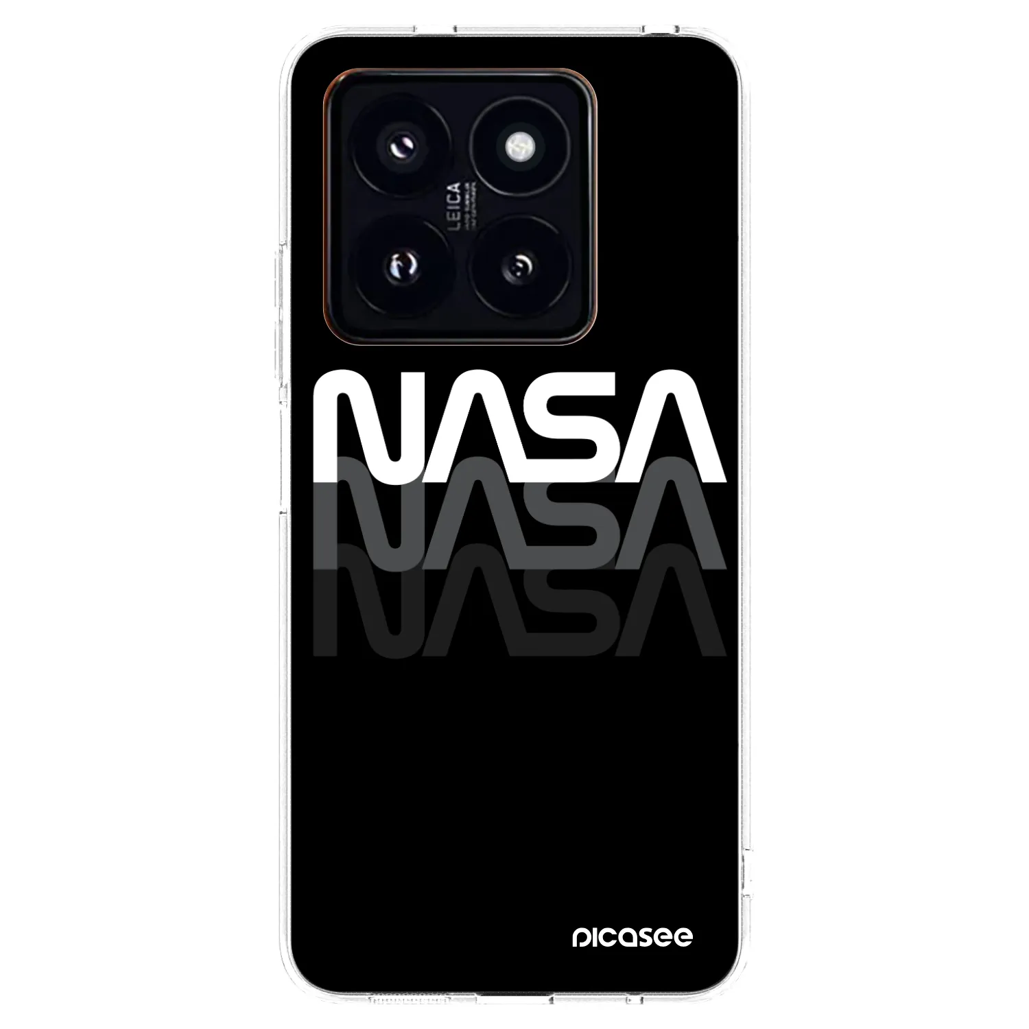 Picasee silikonski prozorni ovitek za Xiaomi 14 Pro - NASA Triple