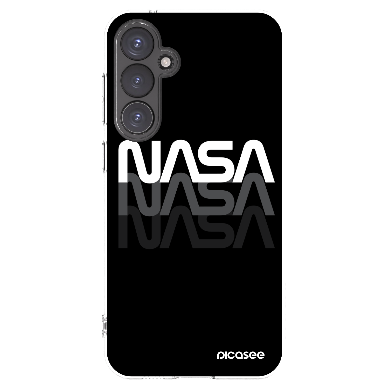 Picasee silikonski prozorni ovitek za Samsung Galaxy S23 FE S711B - NASA Triple