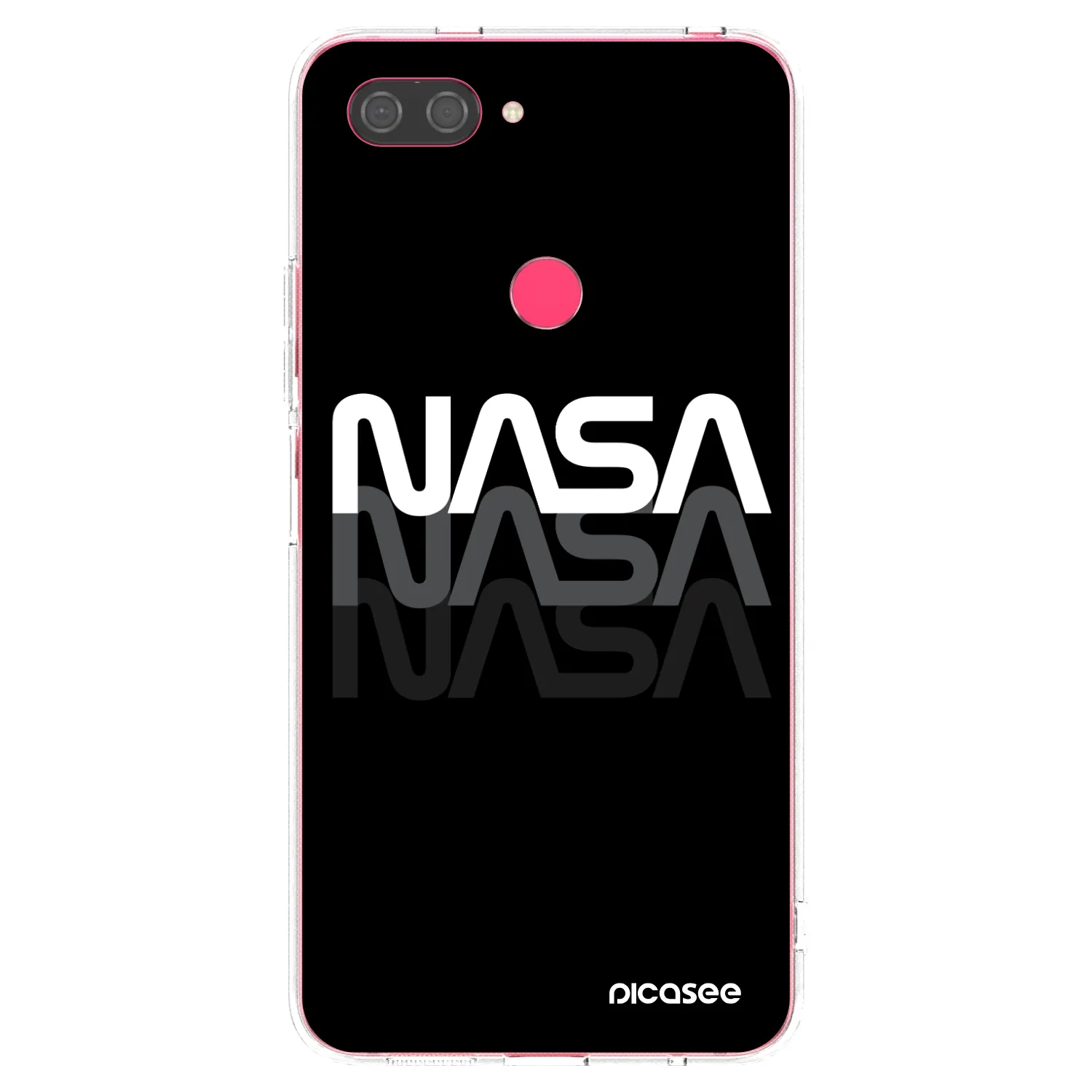 Picasee silikonski prozorni ovitek za Xiaomi Mi 8 Lite - NASA Triple
