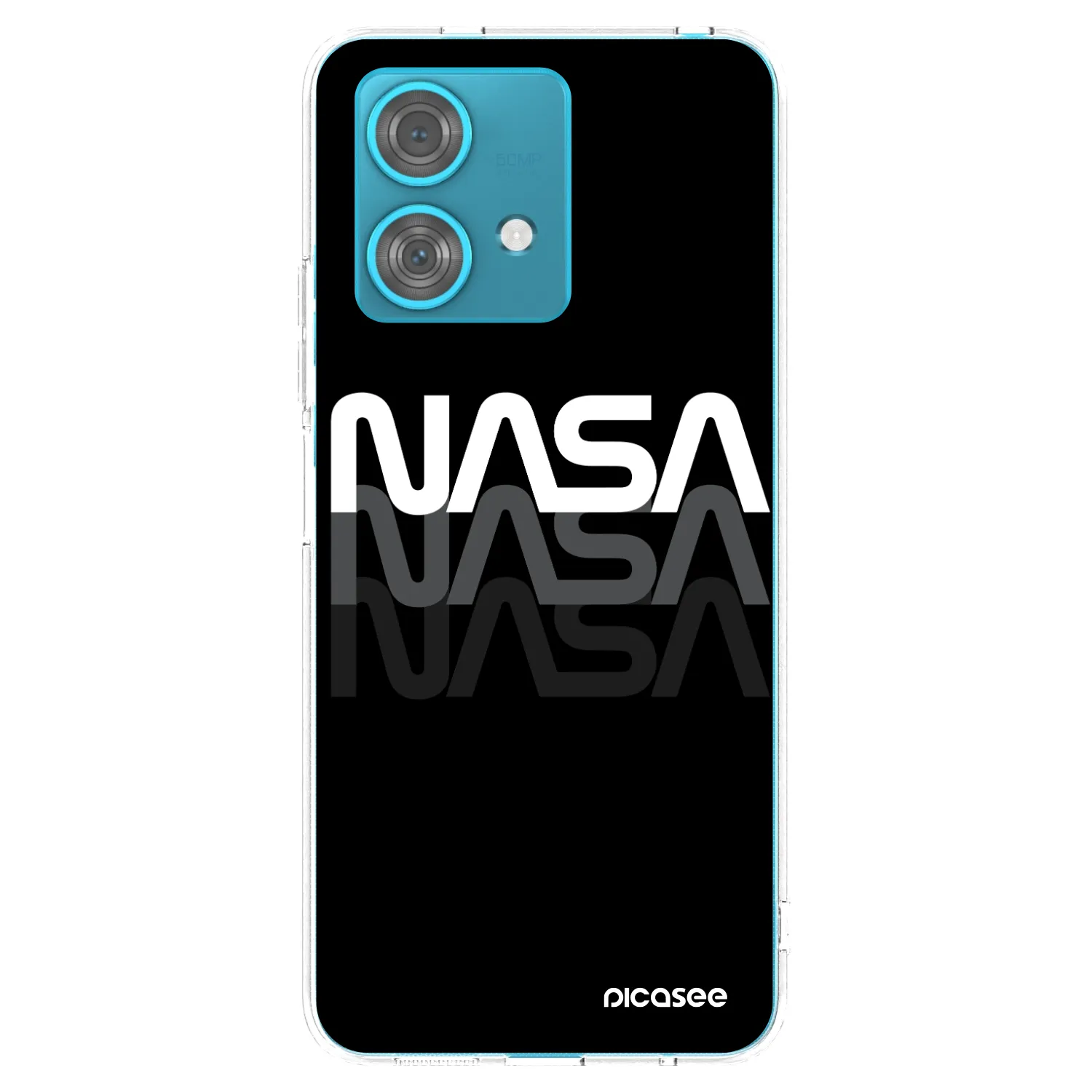 Picasee silikonski prozorni ovitek za Motorola Edge 40 Neo - NASA Triple