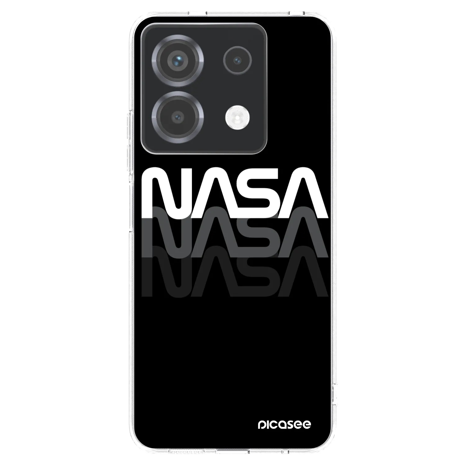Picasee silikonski prozorni ovitek za Xiaomi Poco X6 - NASA Triple