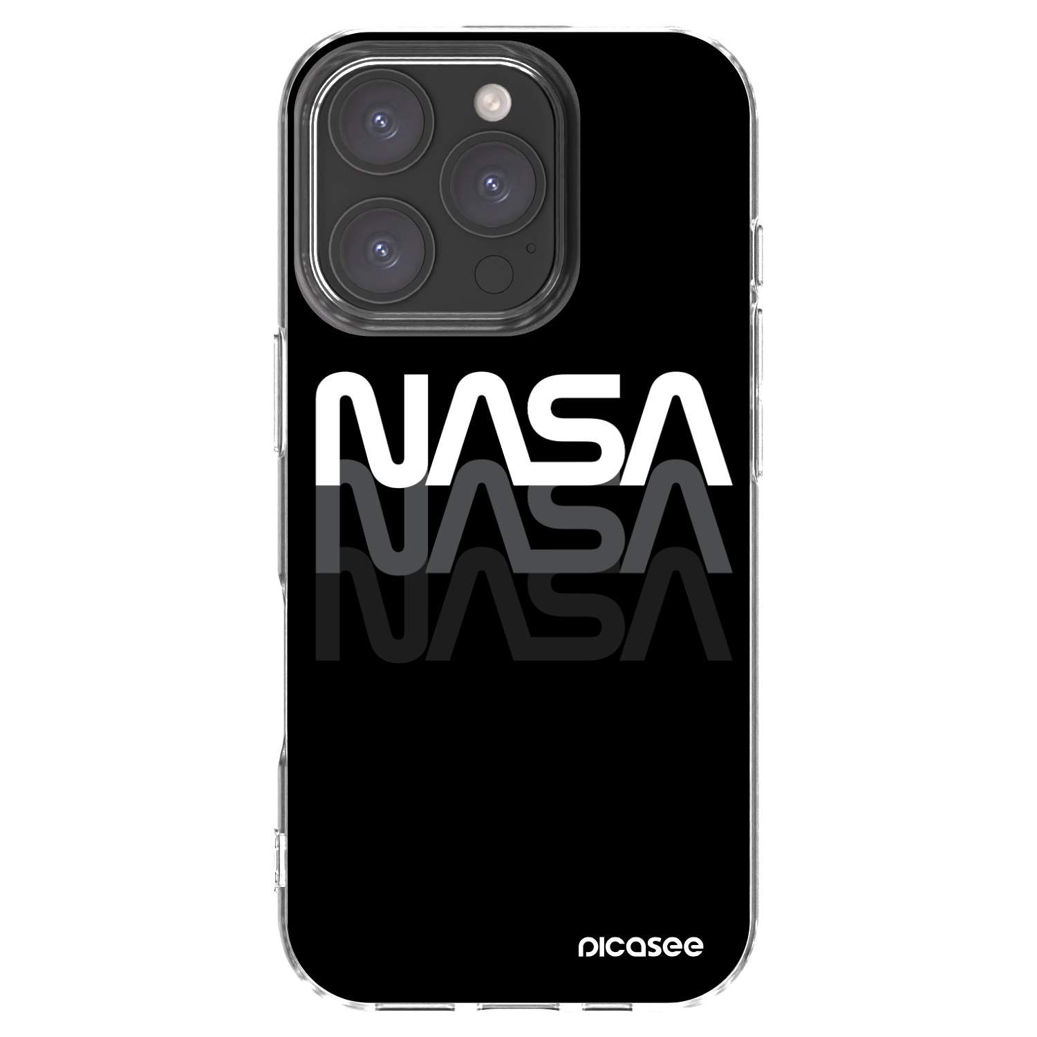 Picasee silikonski prozorni ovitek za Apple iPhone 16 Pro - NASA Triple
