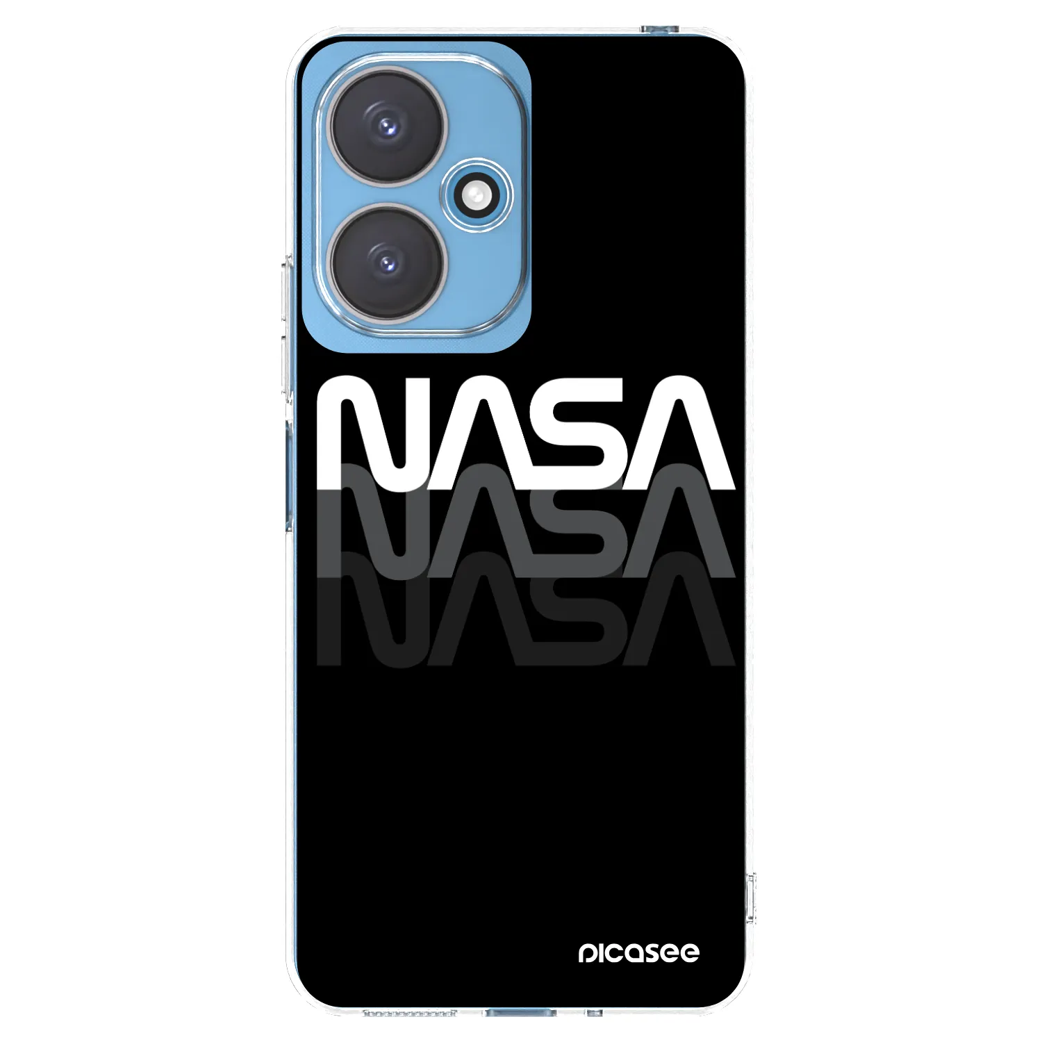 Picasee silikonski prozorni ovitek za Xiaomi Redmi 13C 5G - NASA Triple