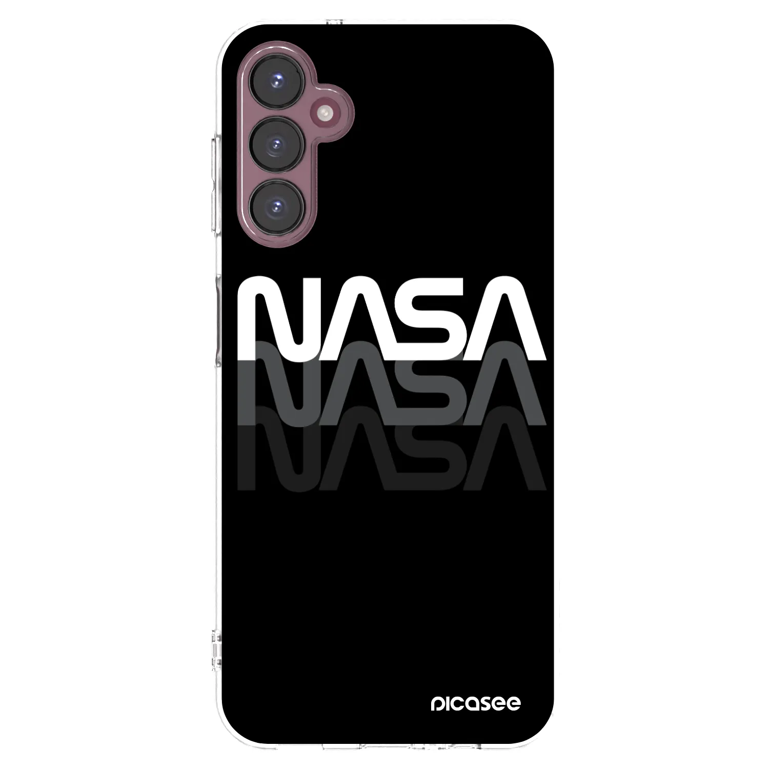 Picasee silikonski prozorni ovitek za Samsung Galaxy A05s A057G - NASA Triple