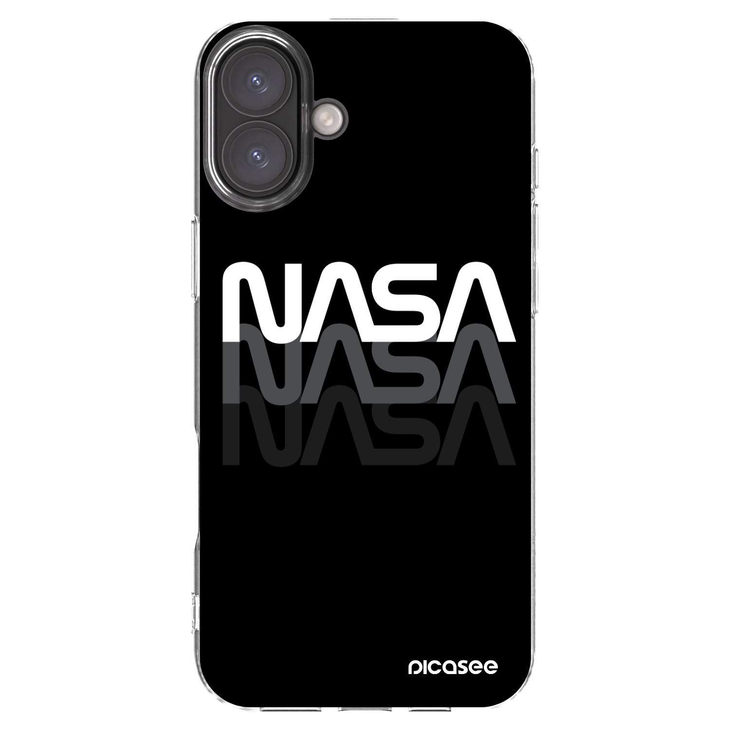 Picasee silikonski prozorni ovitek za Apple iPhone 16 Plus - NASA Triple