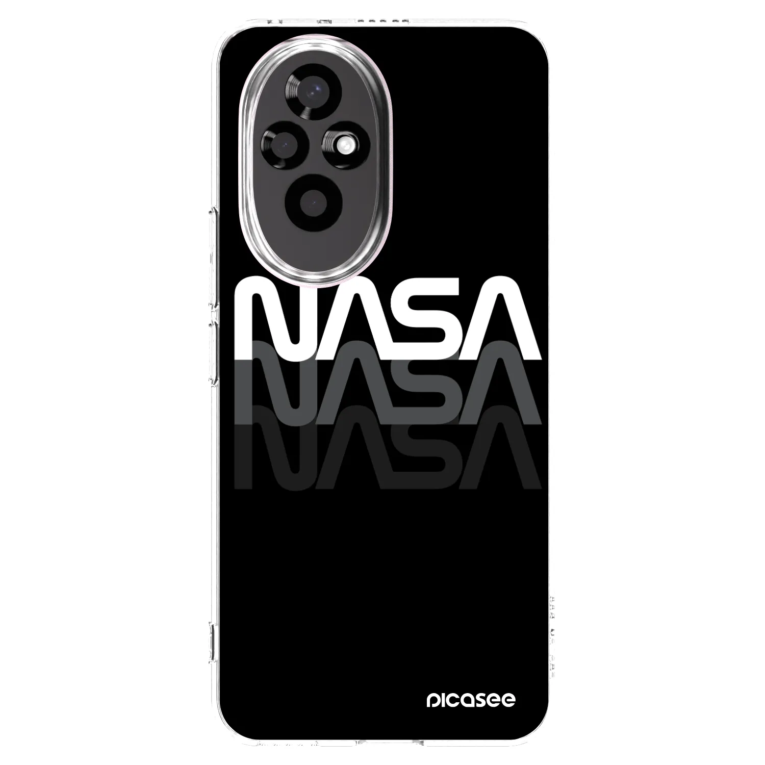 Picasee silikonski prozorni ovitek za Honor 200 5G - NASA Triple