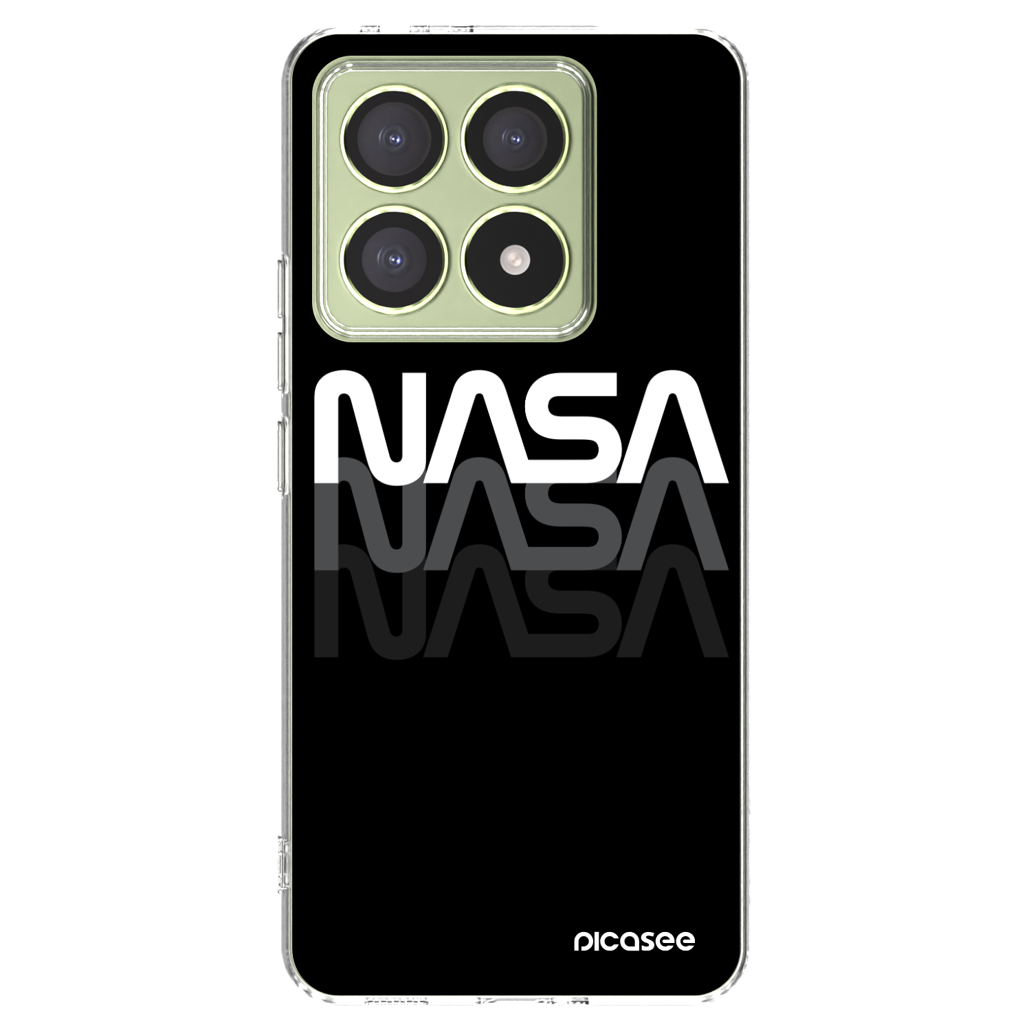 Picasee silikonski prozorni ovitek za Xiaomi 14T - NASA Triple