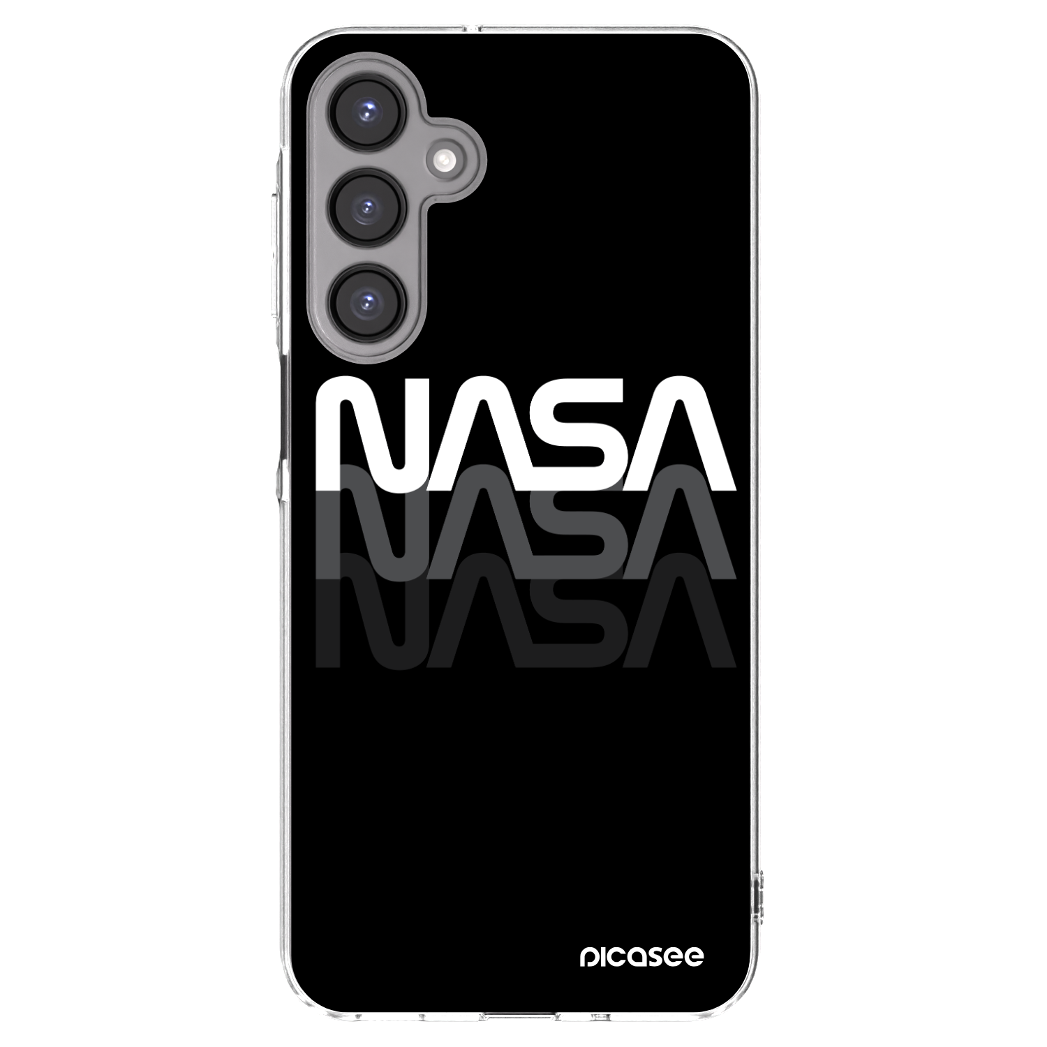 Picasee silikonski prozorni ovitek za Samsung Galaxy A16 5G - NASA Triple