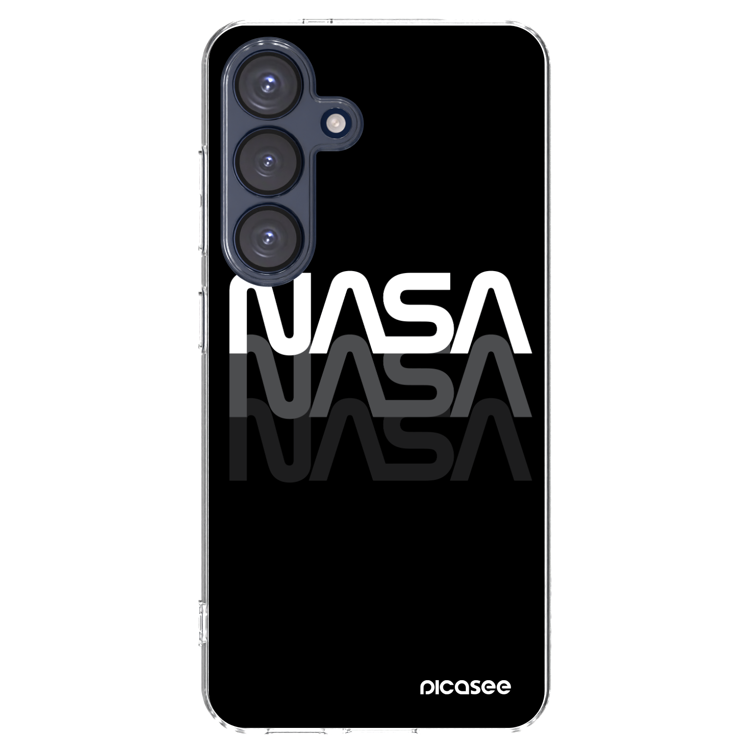 Picasee silikonski prozorni ovitek za Samsung Galaxy S25 5G - NASA Triple
