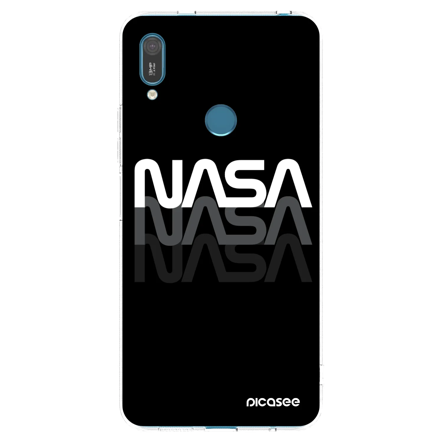 Picasee silikonski prozorni ovitek za Huawei Y7 2019 - NASA Triple