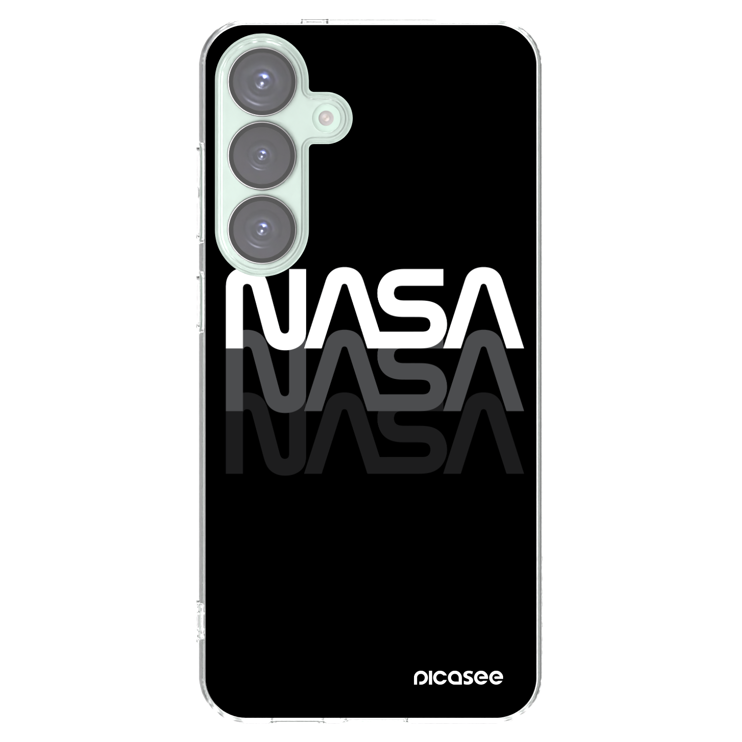 Picasee silikonski prozorni ovitek za Samsung Galaxy S25+ 5G - NASA Triple
