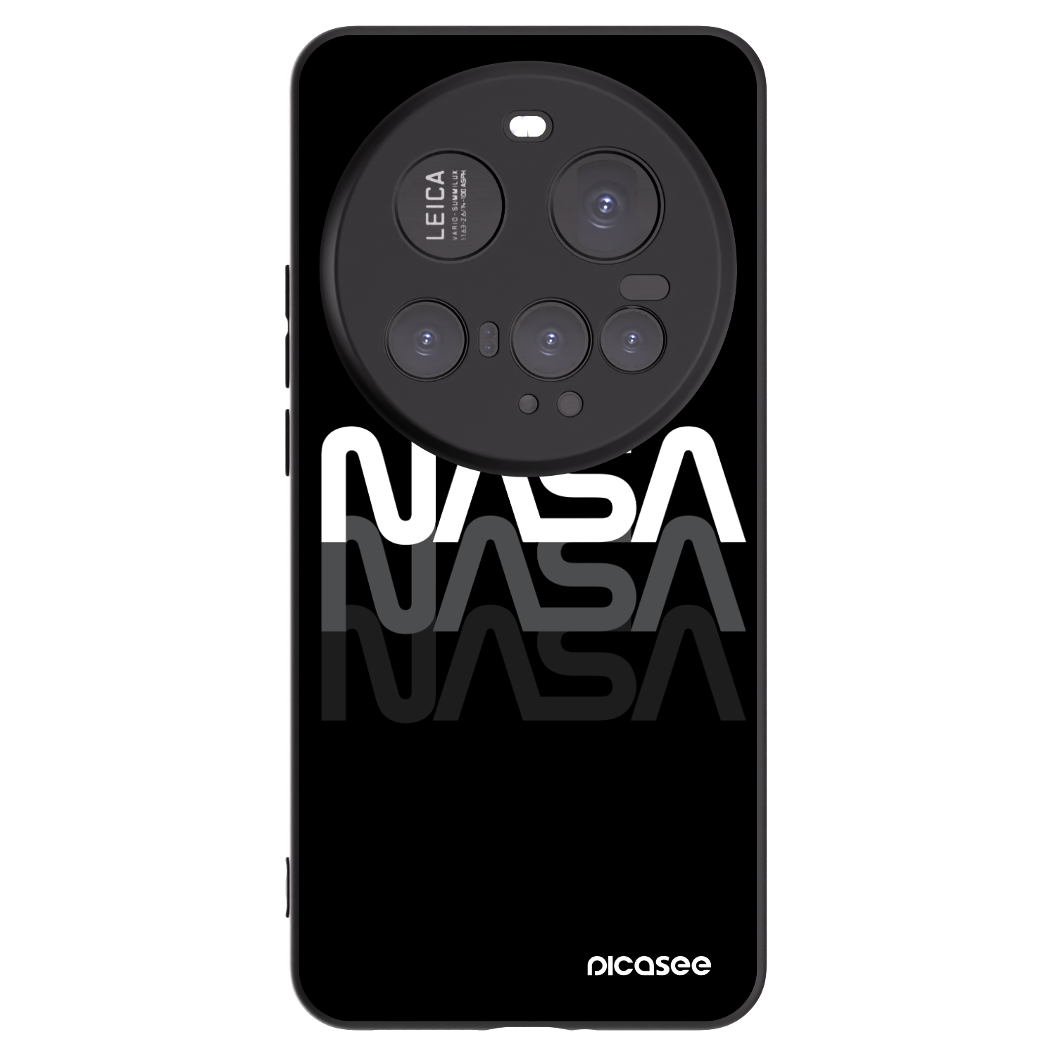 Picasee silikonski črni ovitek za Xiaomi 15 Ultra - NASA Triple