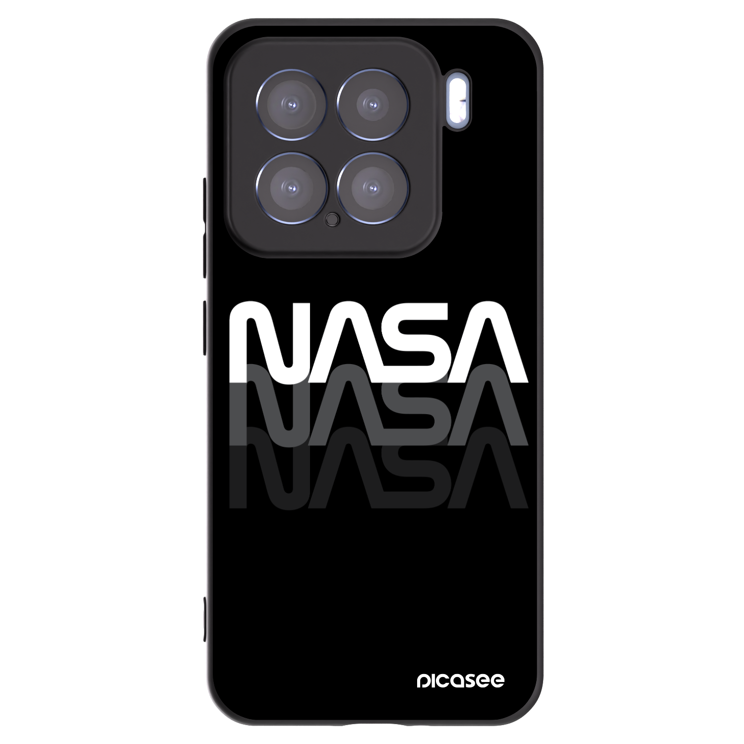 Picasee silikonski črni ovitek za Xiaomi 15 - NASA Triple