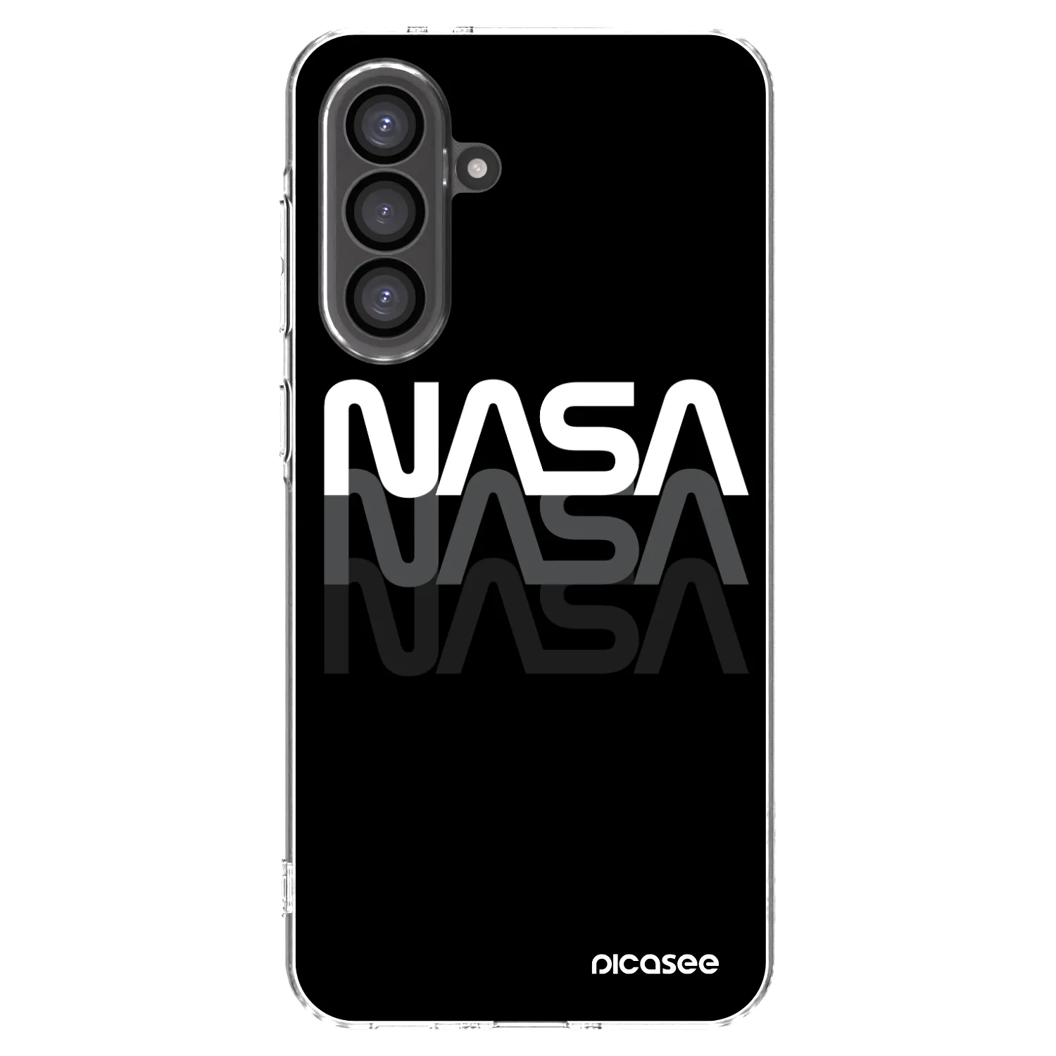 Picasee silikonski prozorni ovitek za Samsung Galaxy A56 5G A566B - NASA Triple