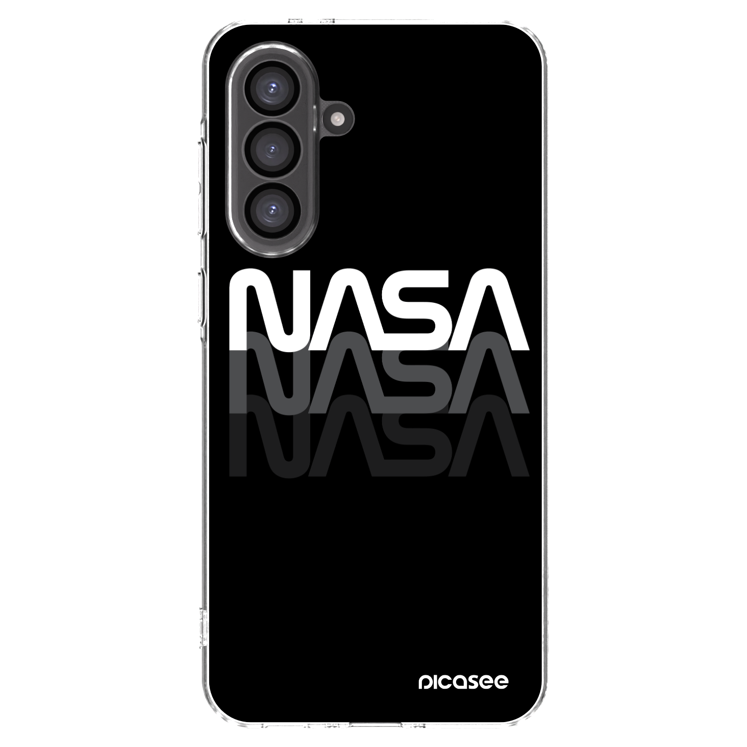 Picasee silikonski prozorni ovitek za Samsung Galaxy A36 5G - NASA Triple